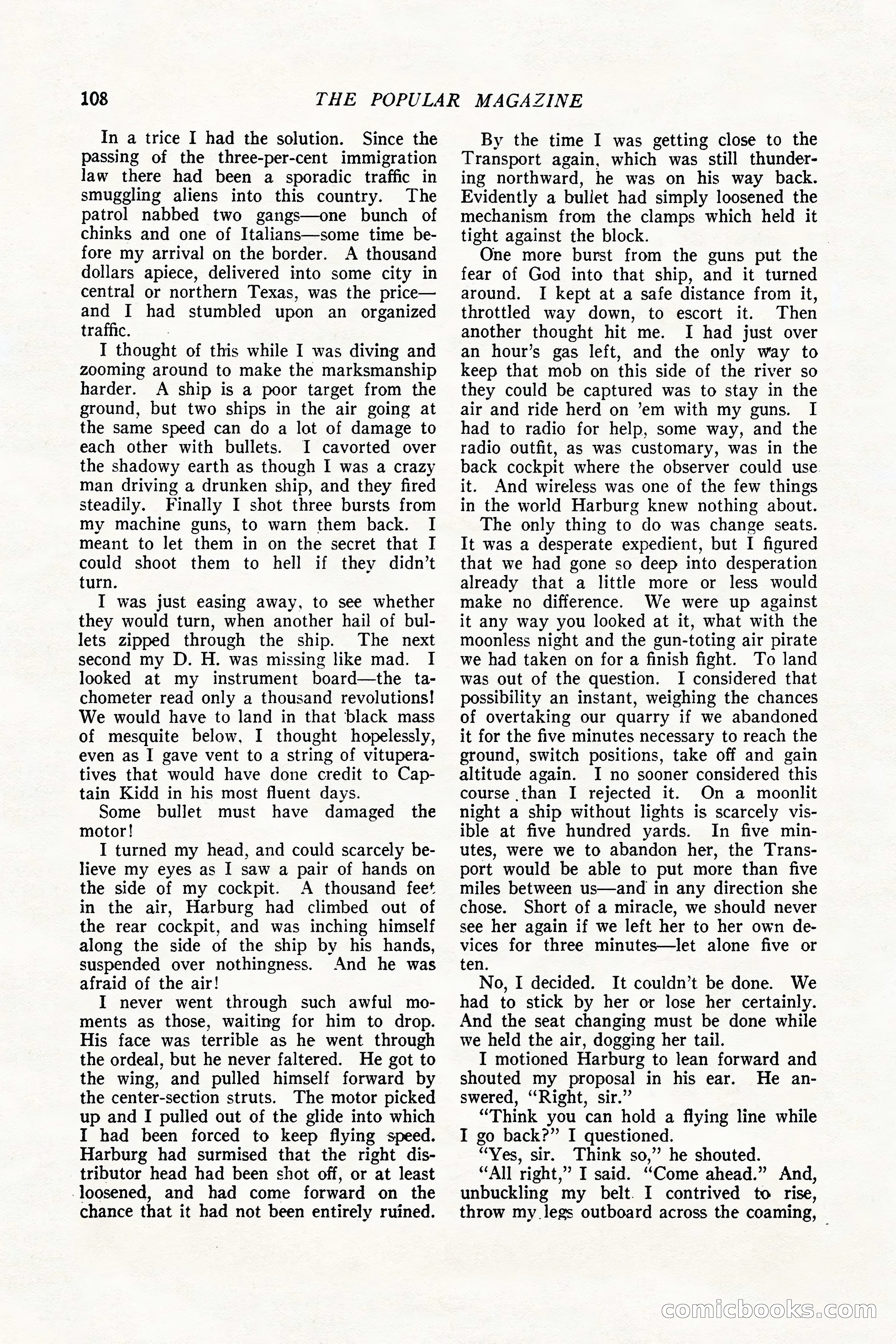 The Popular Magazine, October 20, 1924 — page 110 of 196