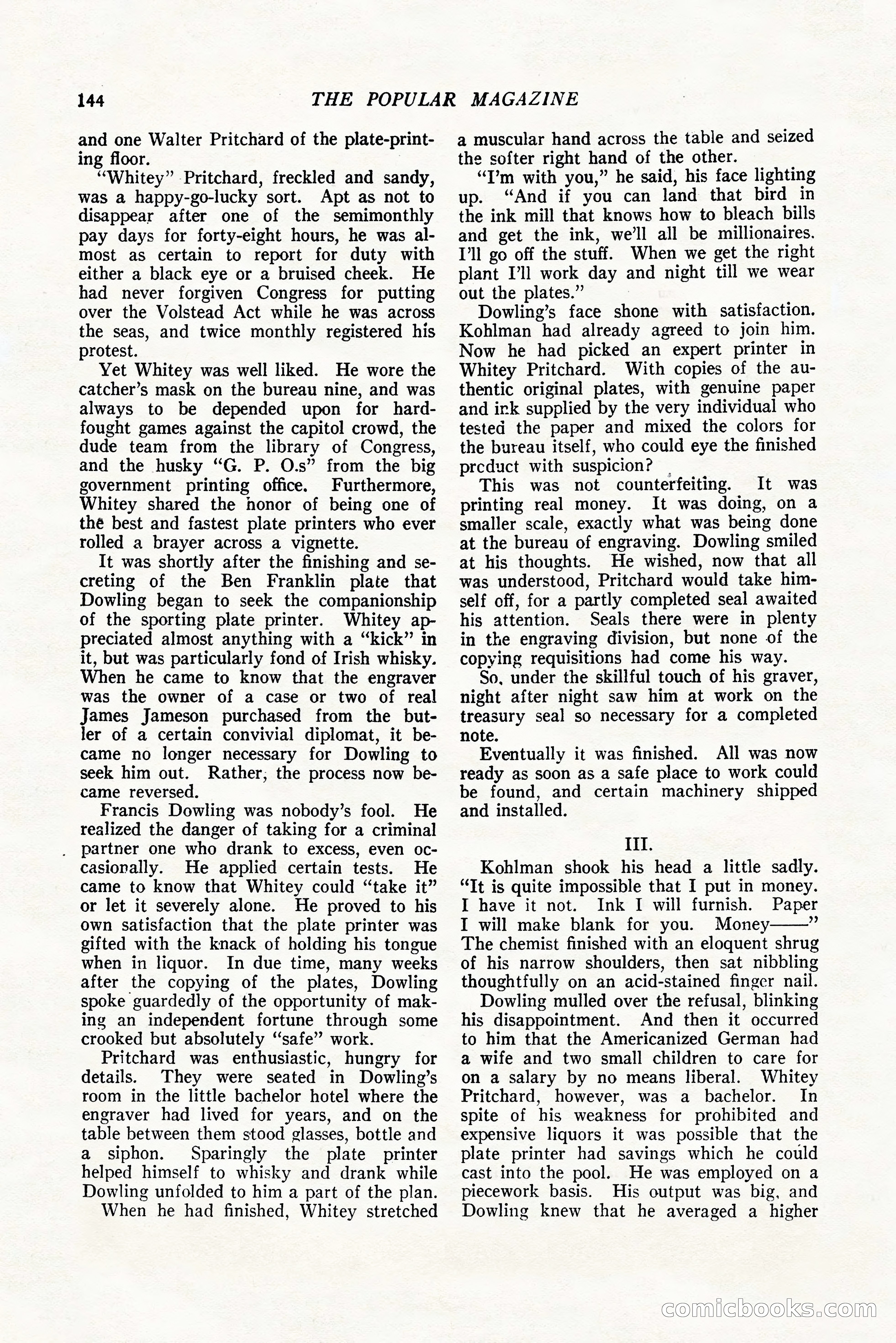 The Popular Magazine, October 20, 1924 — page 146 of 196