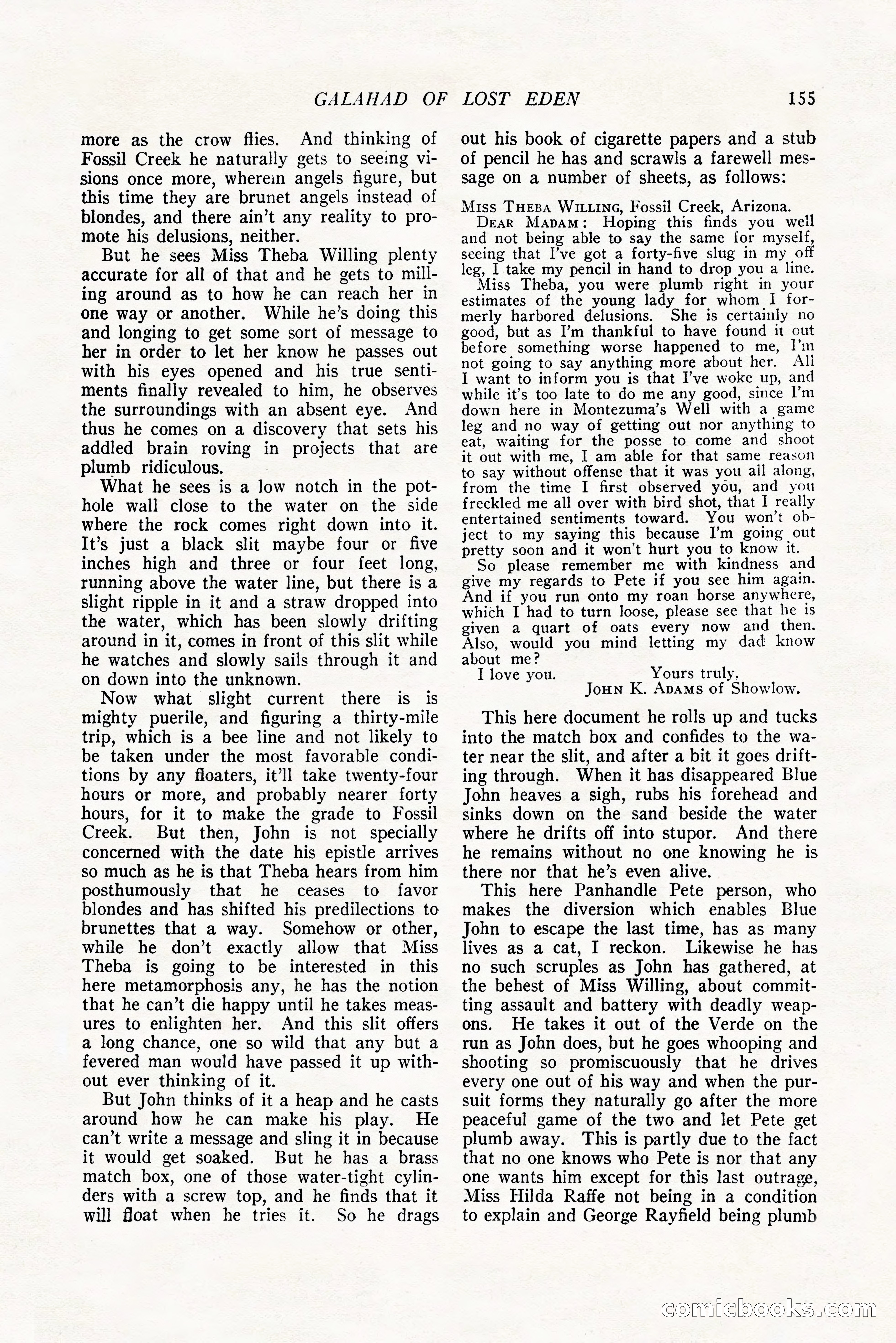 The Popular Magazine, October 20, 1924 — page 157 of 196