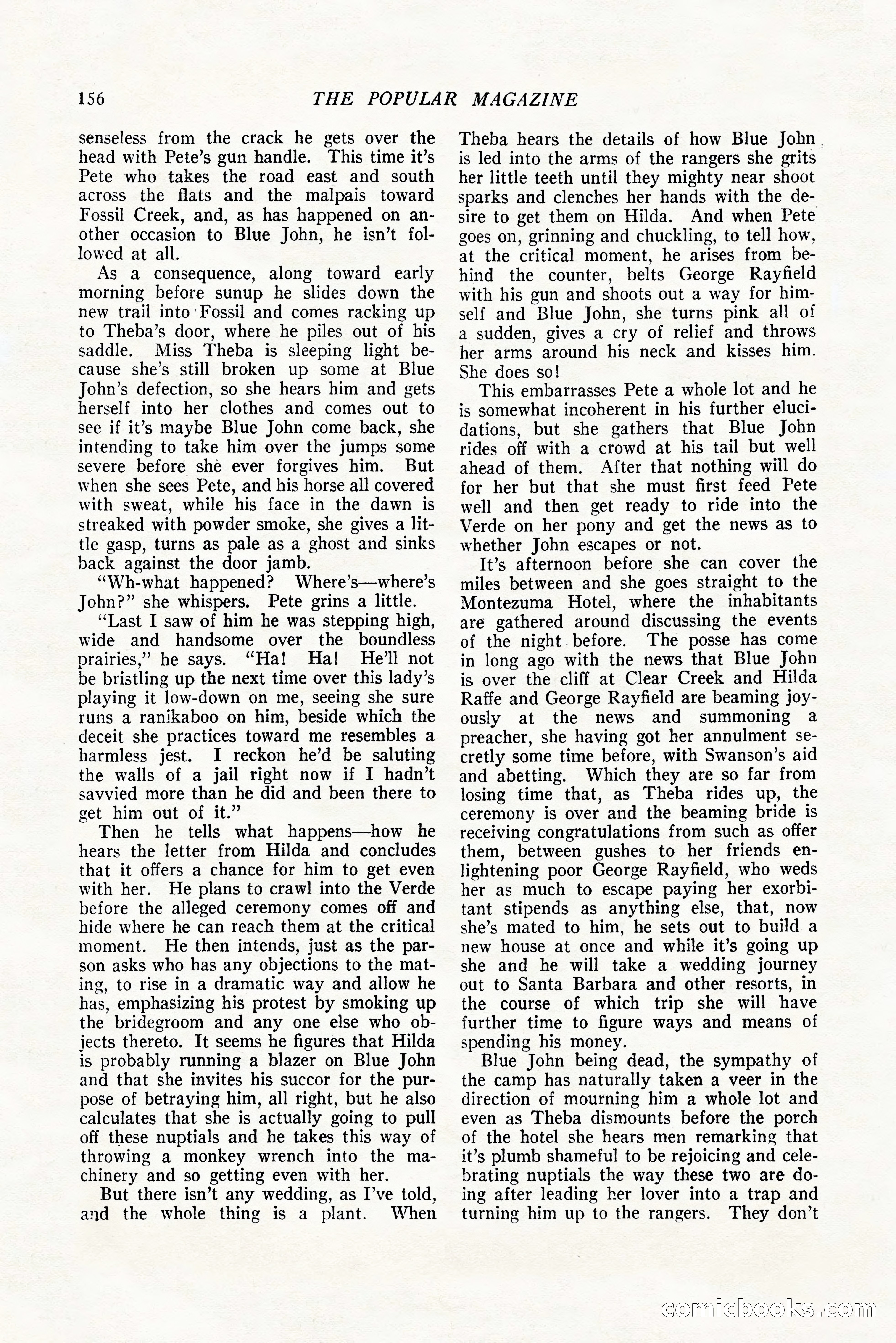 The Popular Magazine, October 20, 1924 — page 158 of 196