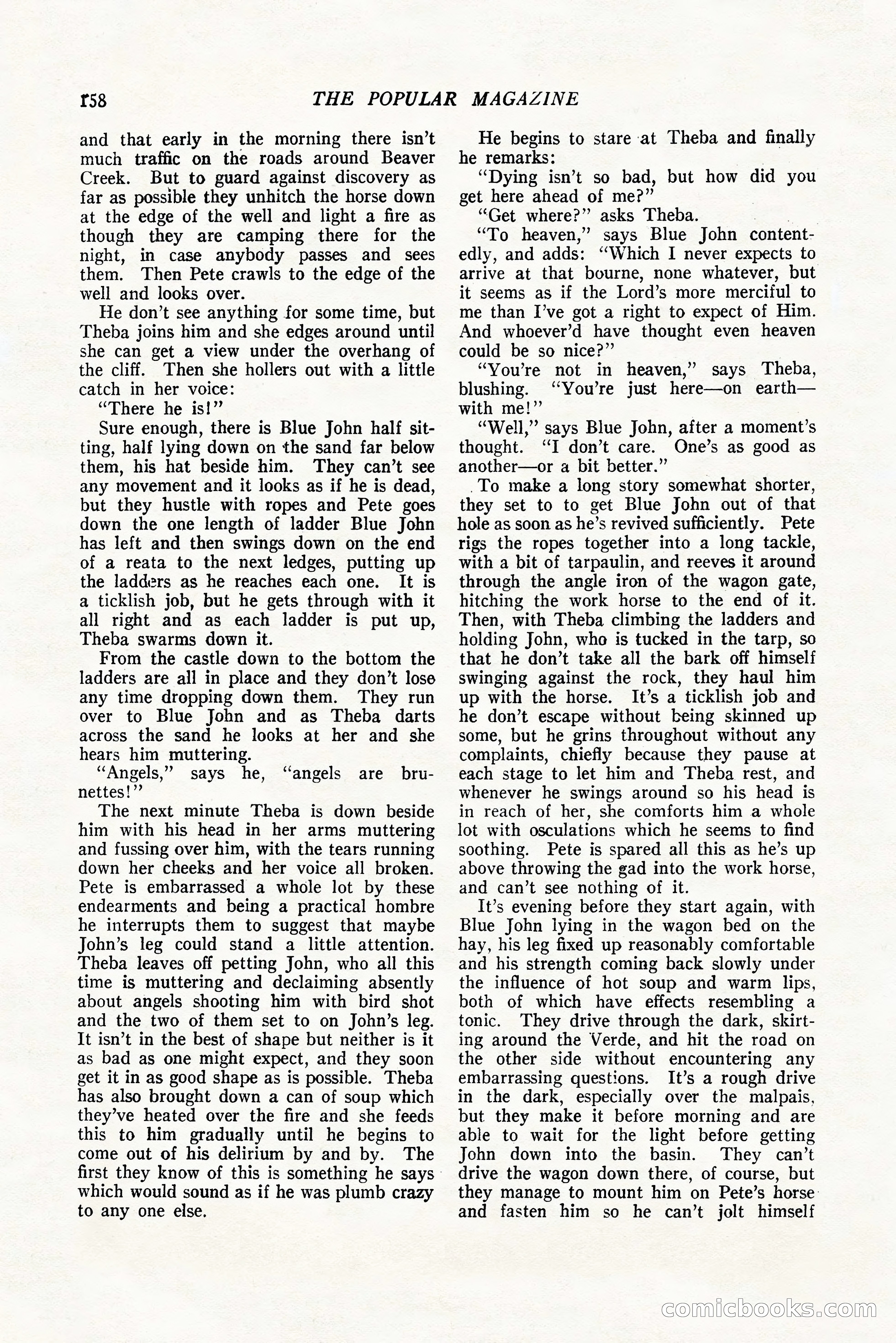 The Popular Magazine, October 20, 1924 — page 160 of 196