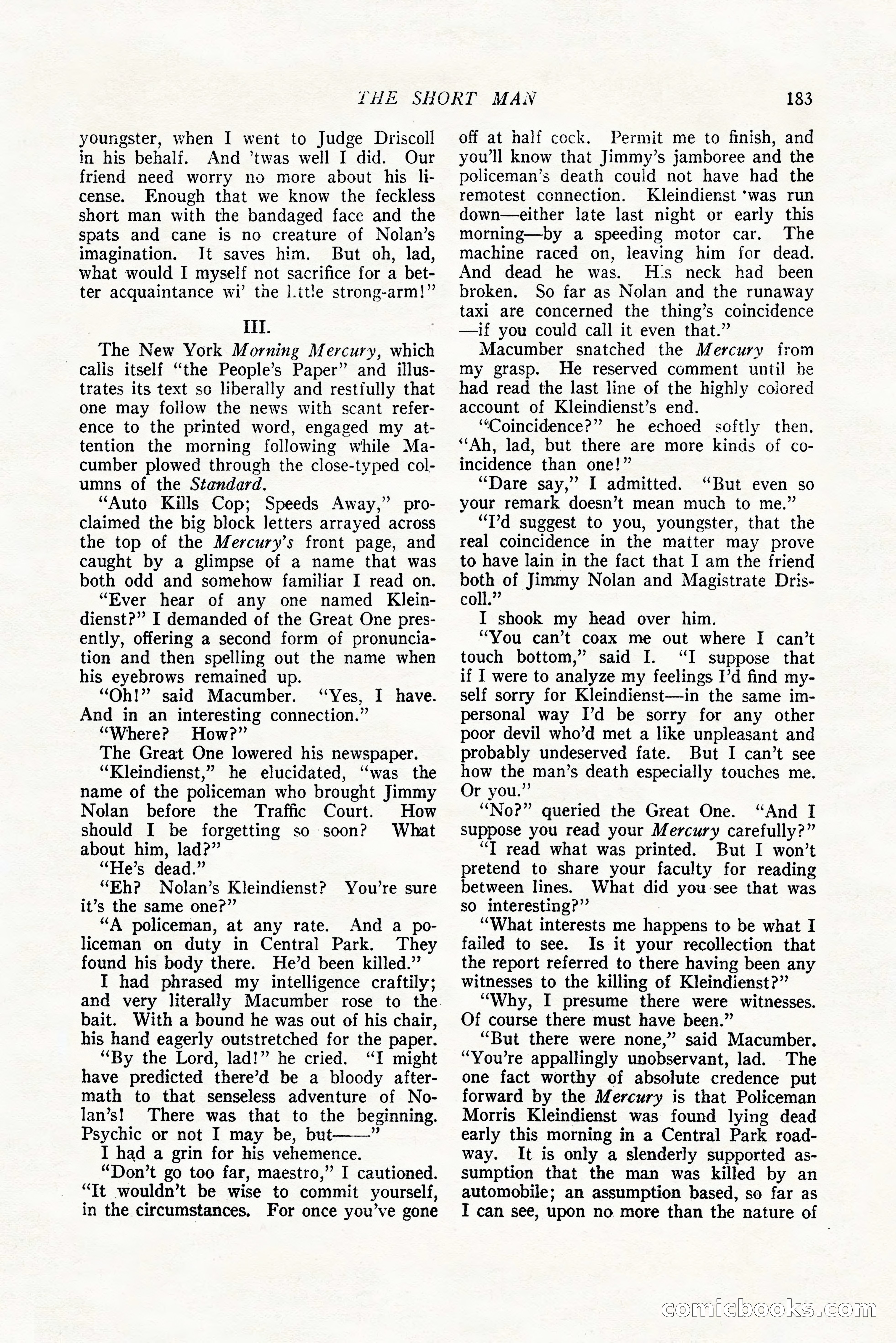 The Popular Magazine, October 20, 1924 — page 185 of 196