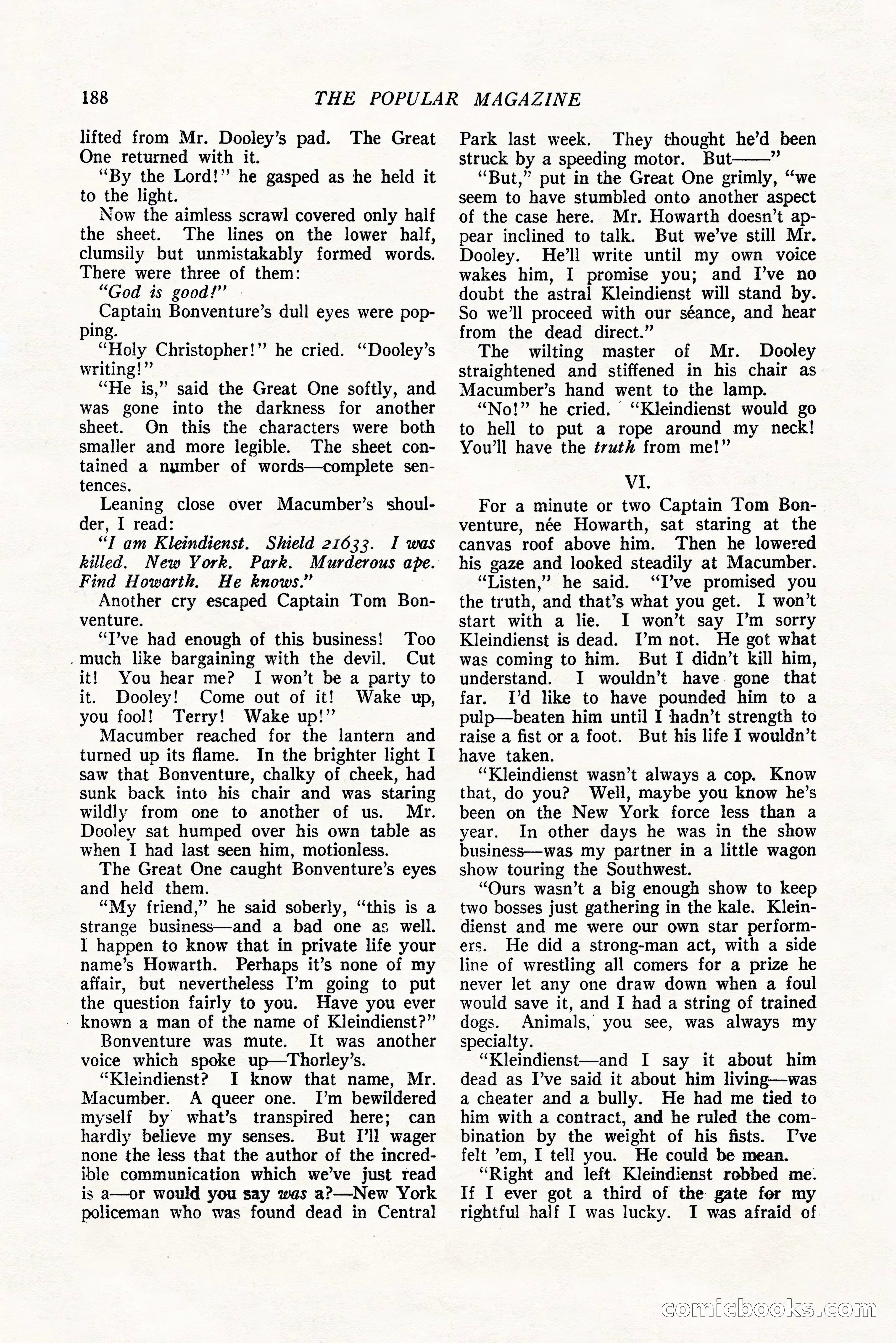 The Popular Magazine, October 20, 1924 — page 190 of 196