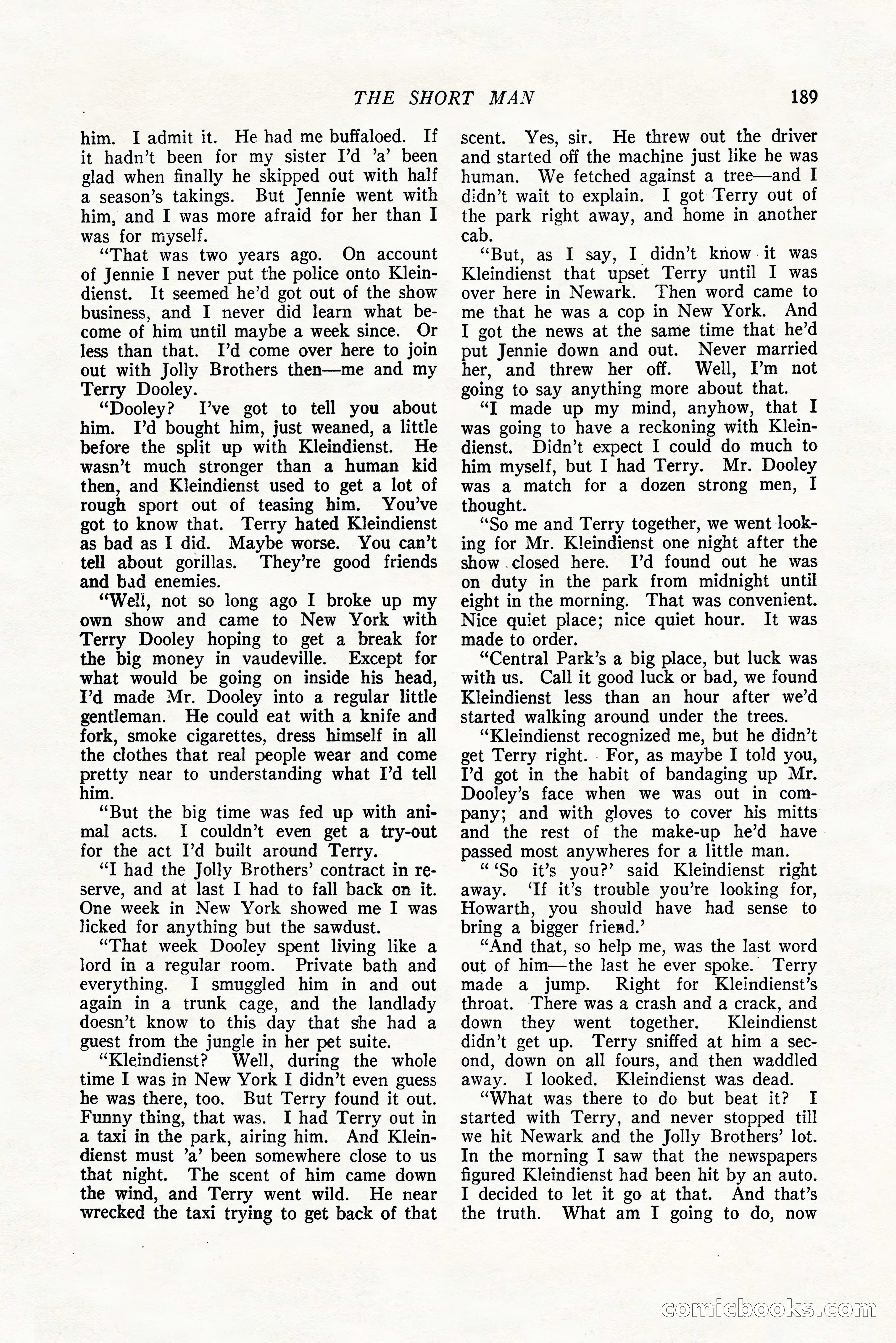 The Popular Magazine, October 20, 1924 — page 191 of 196