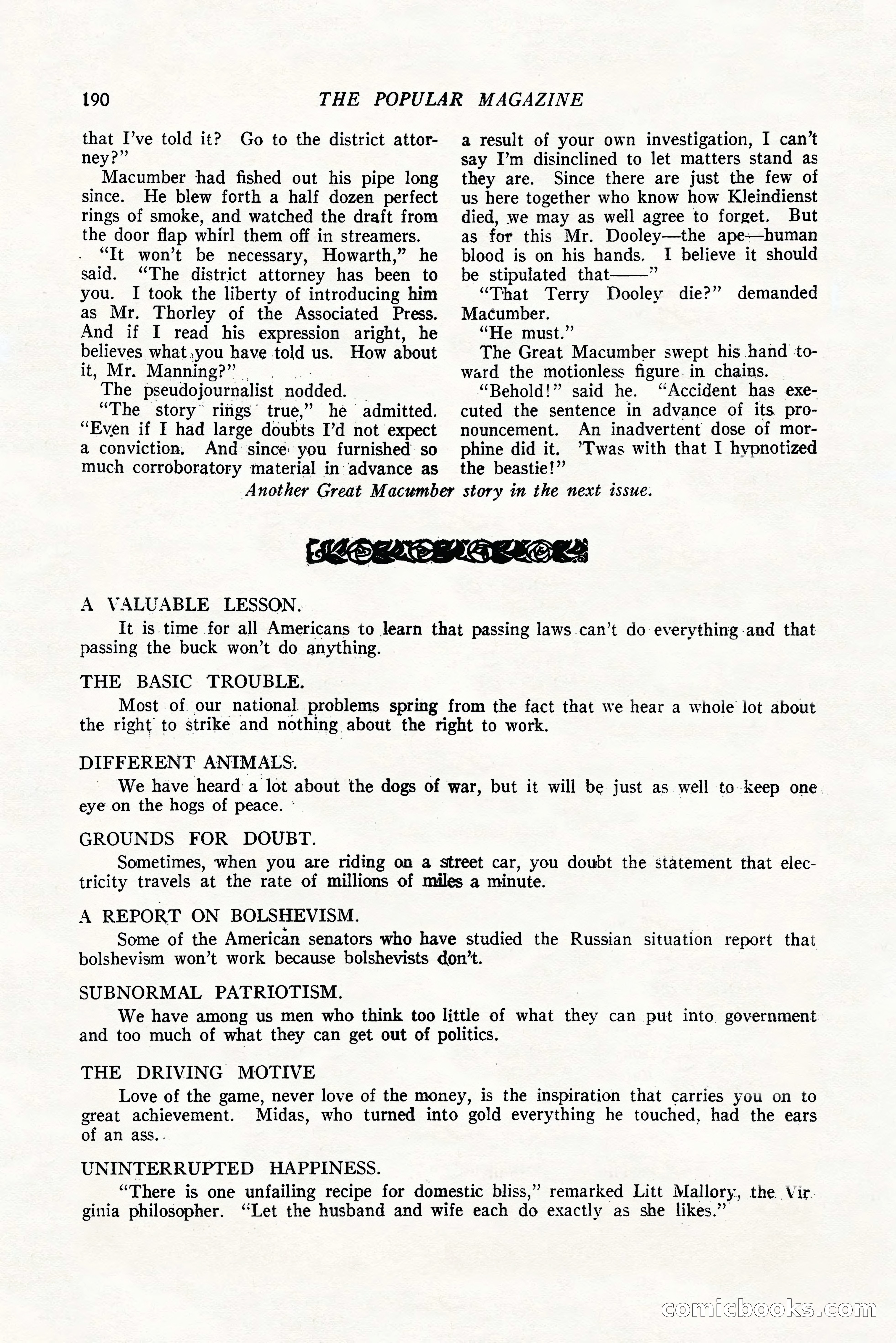 The Popular Magazine, October 20, 1924 — page 192 of 196