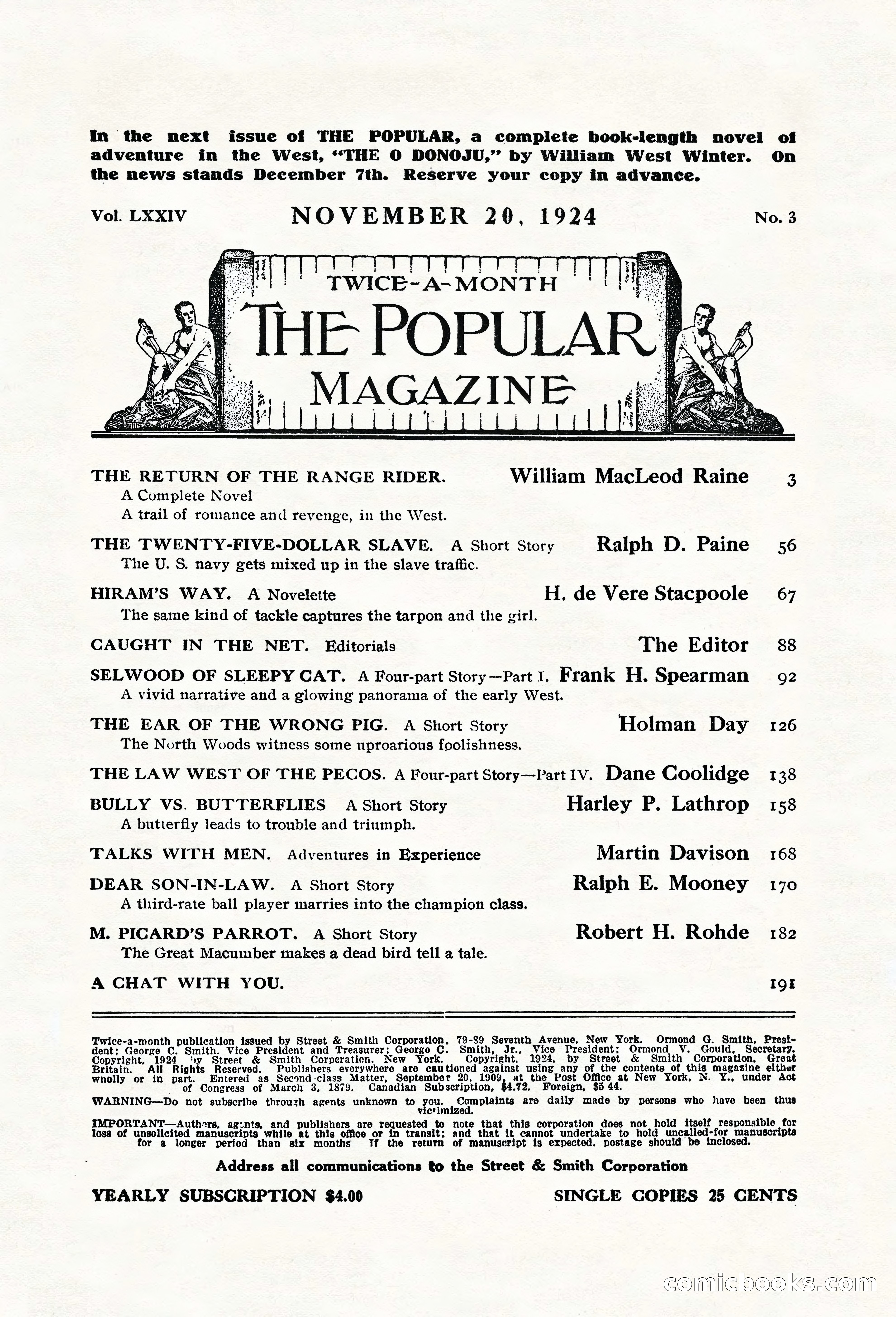 The Popular Magazine — page 3 of 196