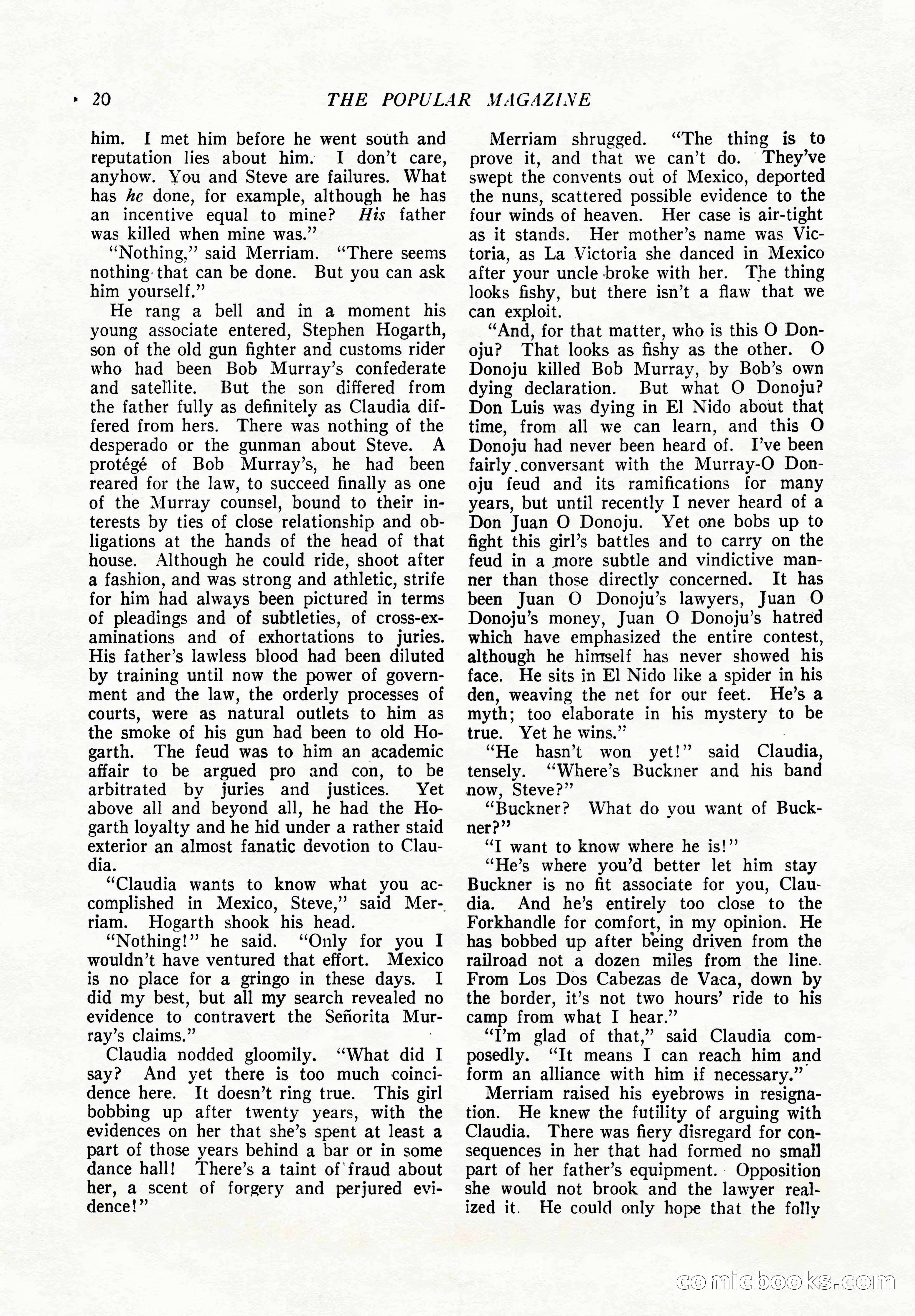 The Popular Magazine, December 7, 1924 — page 38 of 228