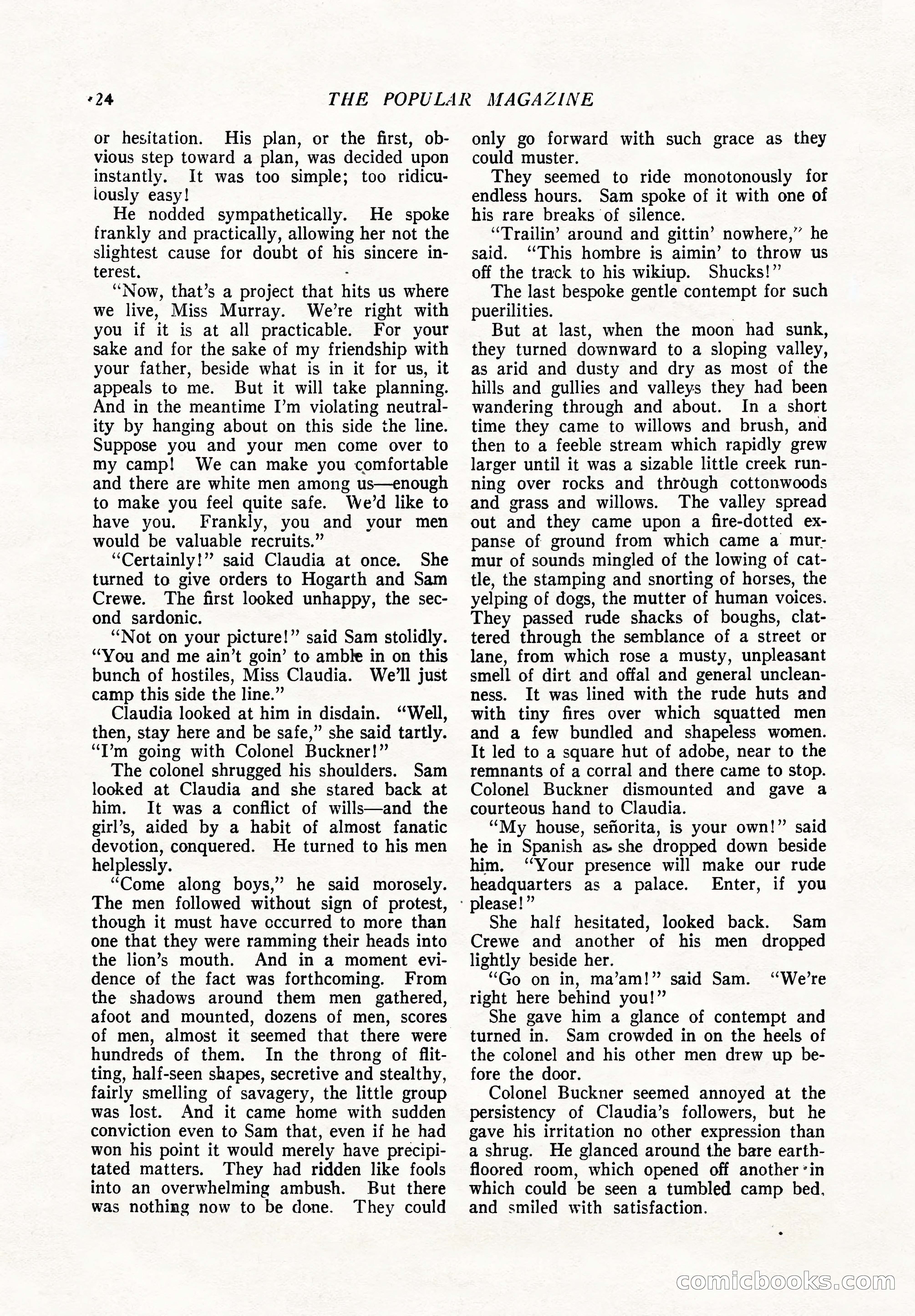 The Popular Magazine, December 7, 1924 — page 42 of 228