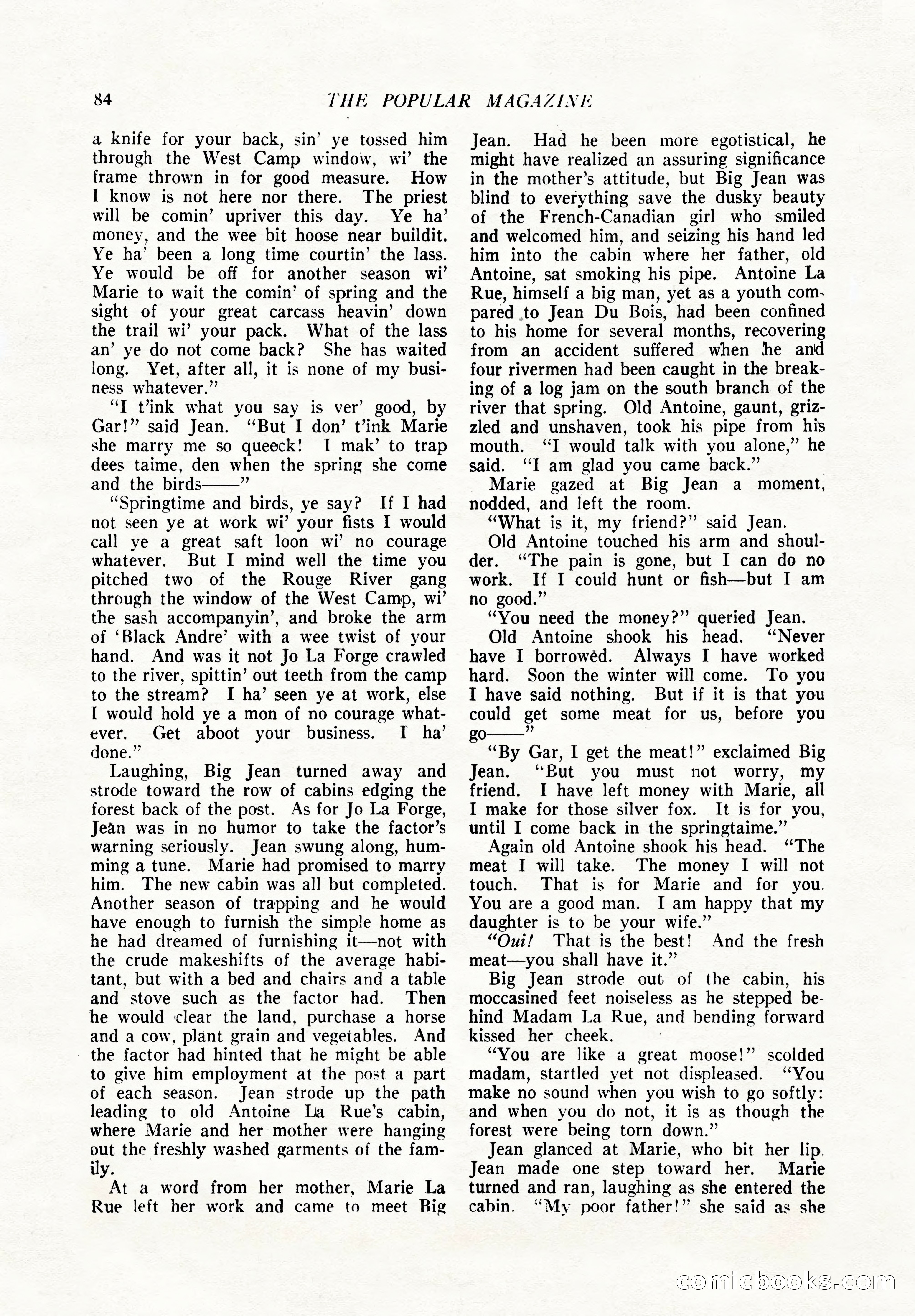 The Popular Magazine, December 7, 1924 — page 102 of 228