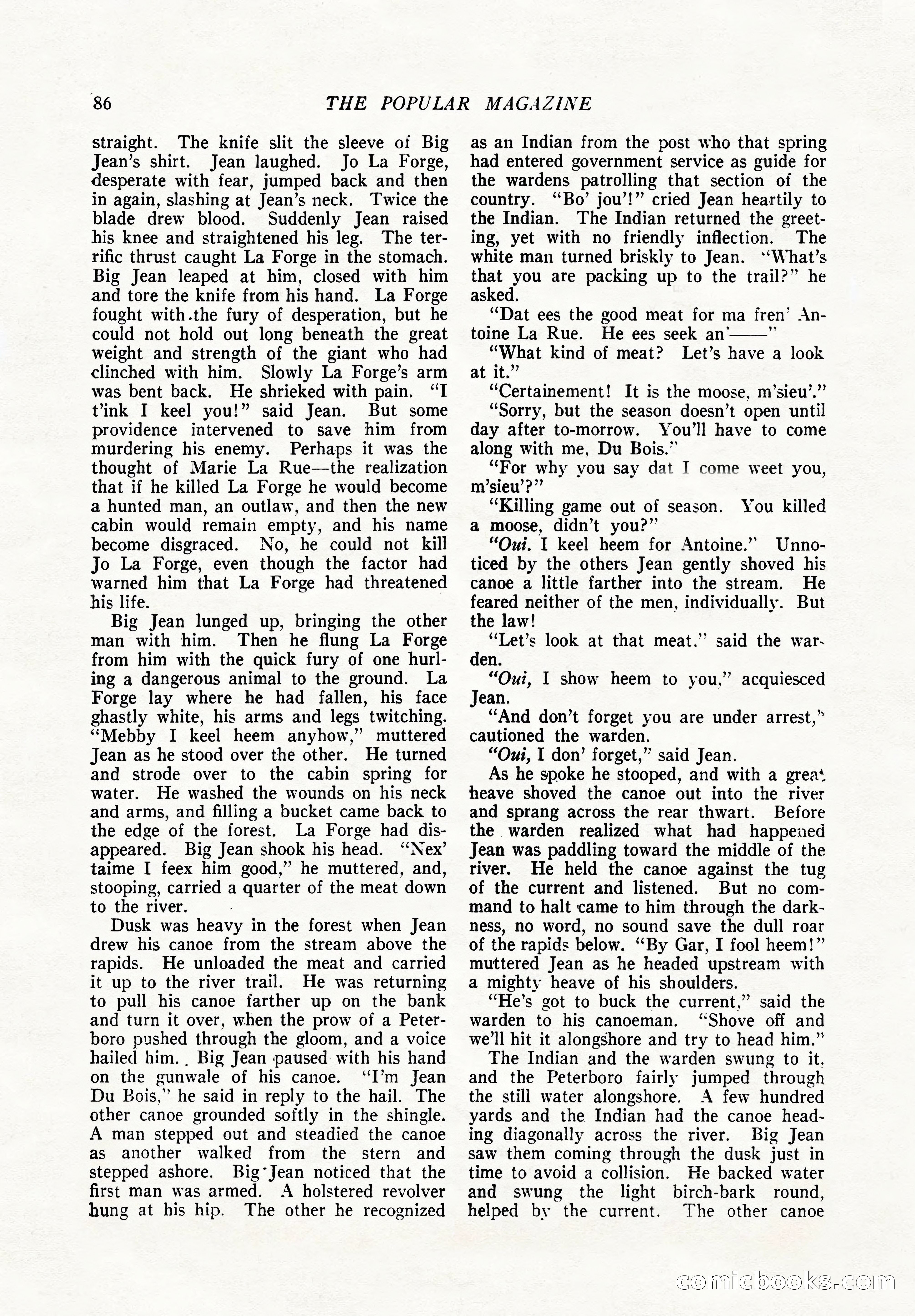The Popular Magazine, December 7, 1924 — page 104 of 228