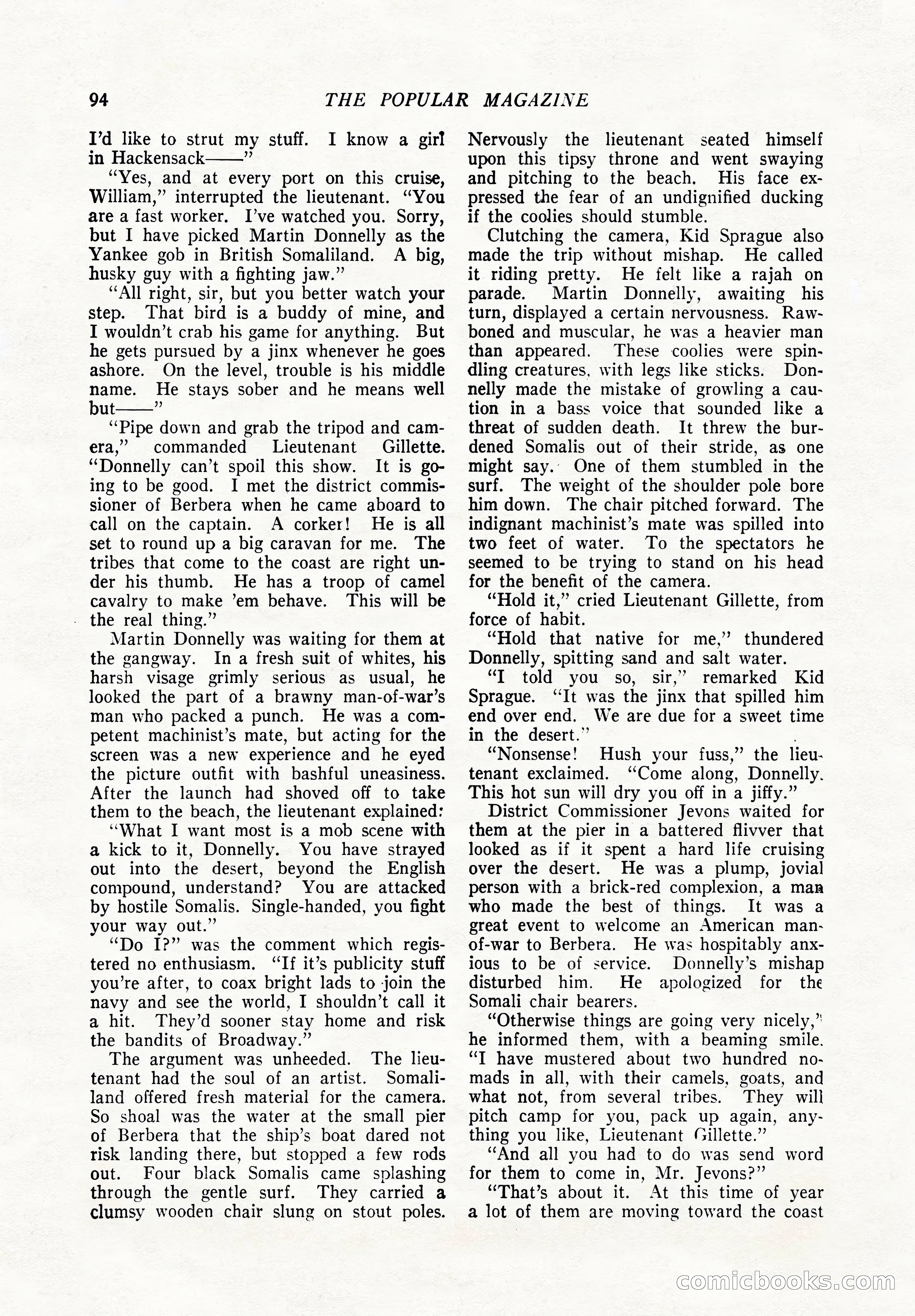 The Popular Magazine, December 7, 1924 — page 112 of 228