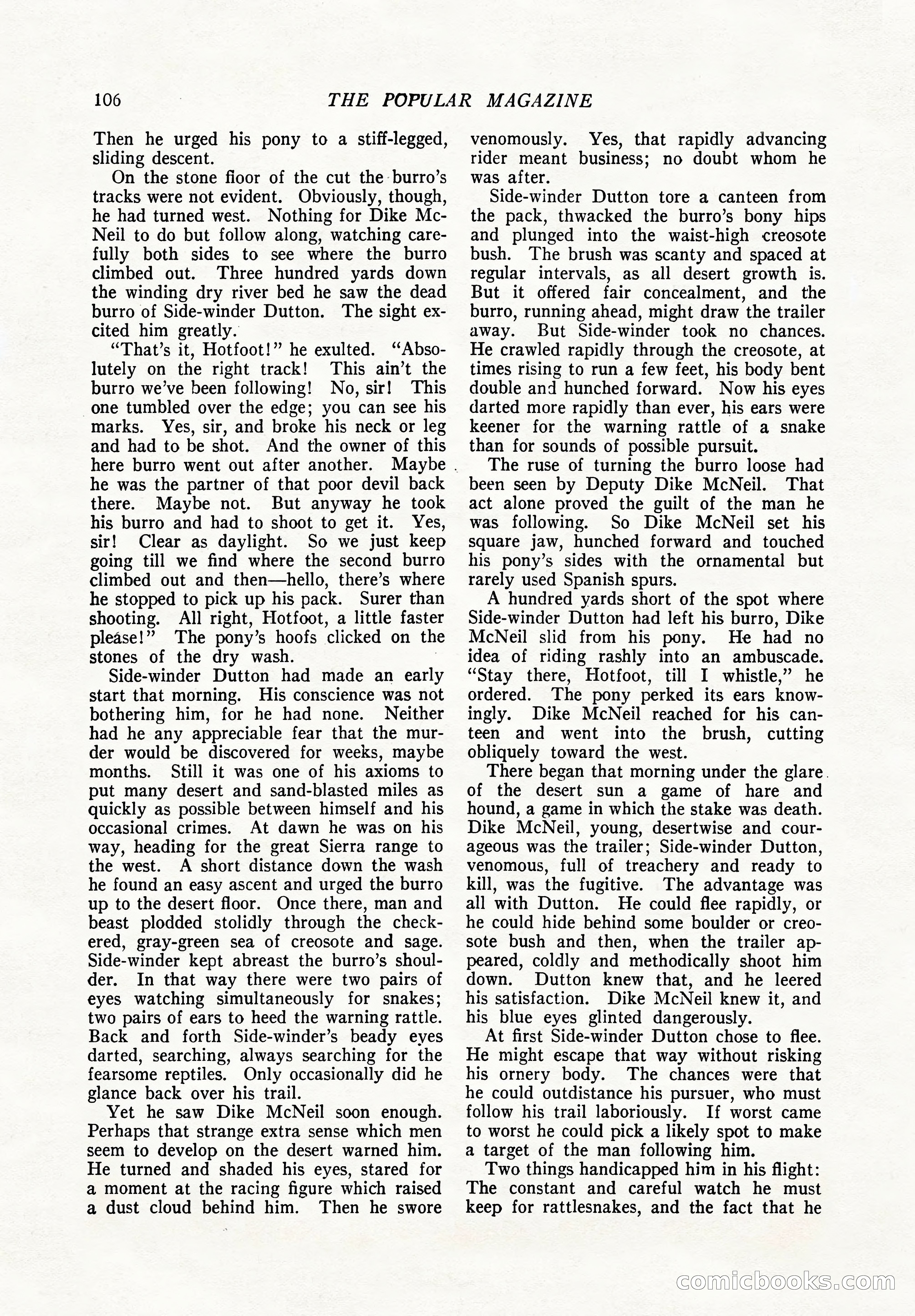 The Popular Magazine, December 7, 1924 — page 124 of 228