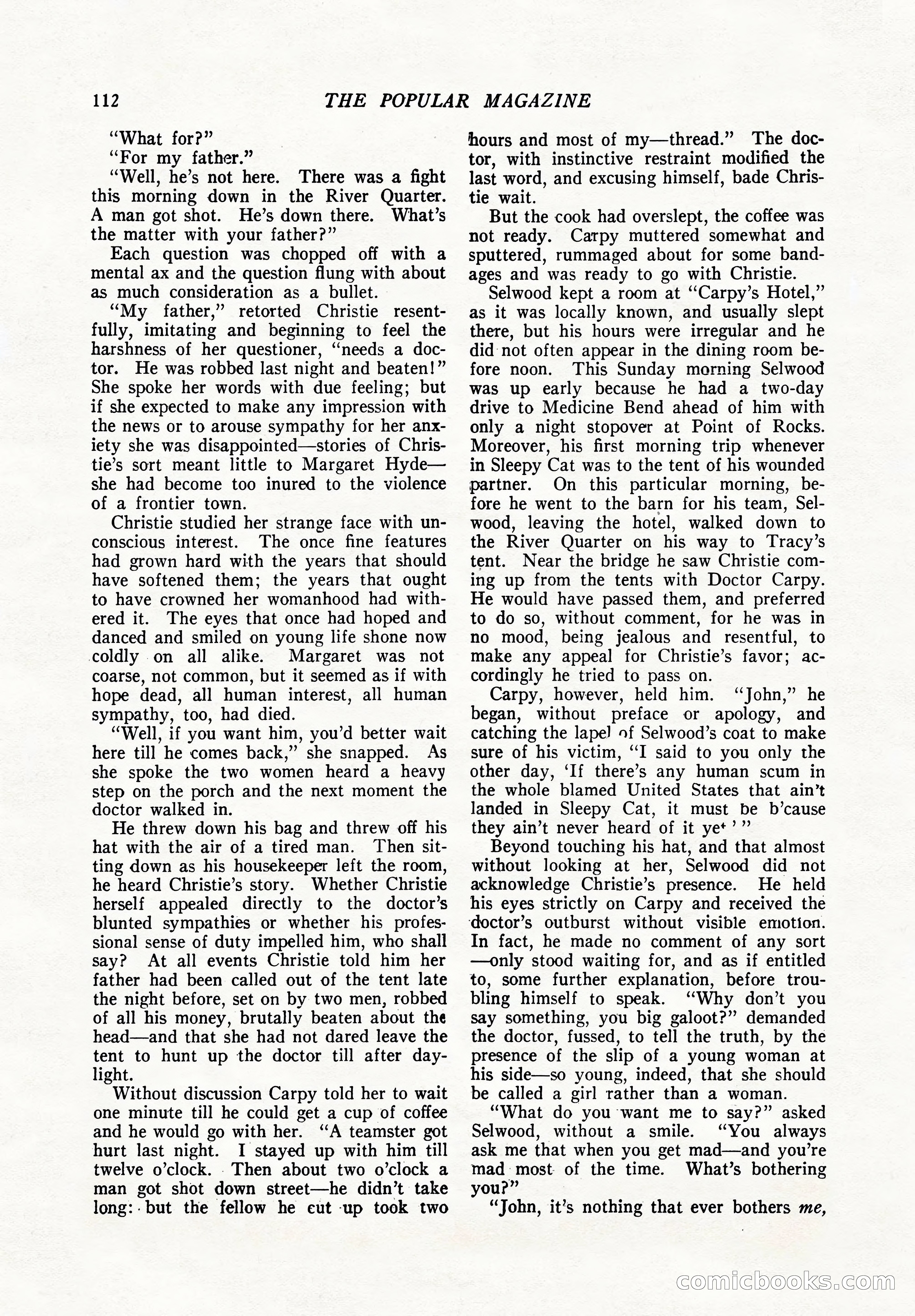 The Popular Magazine, December 7, 1924 — page 130 of 228