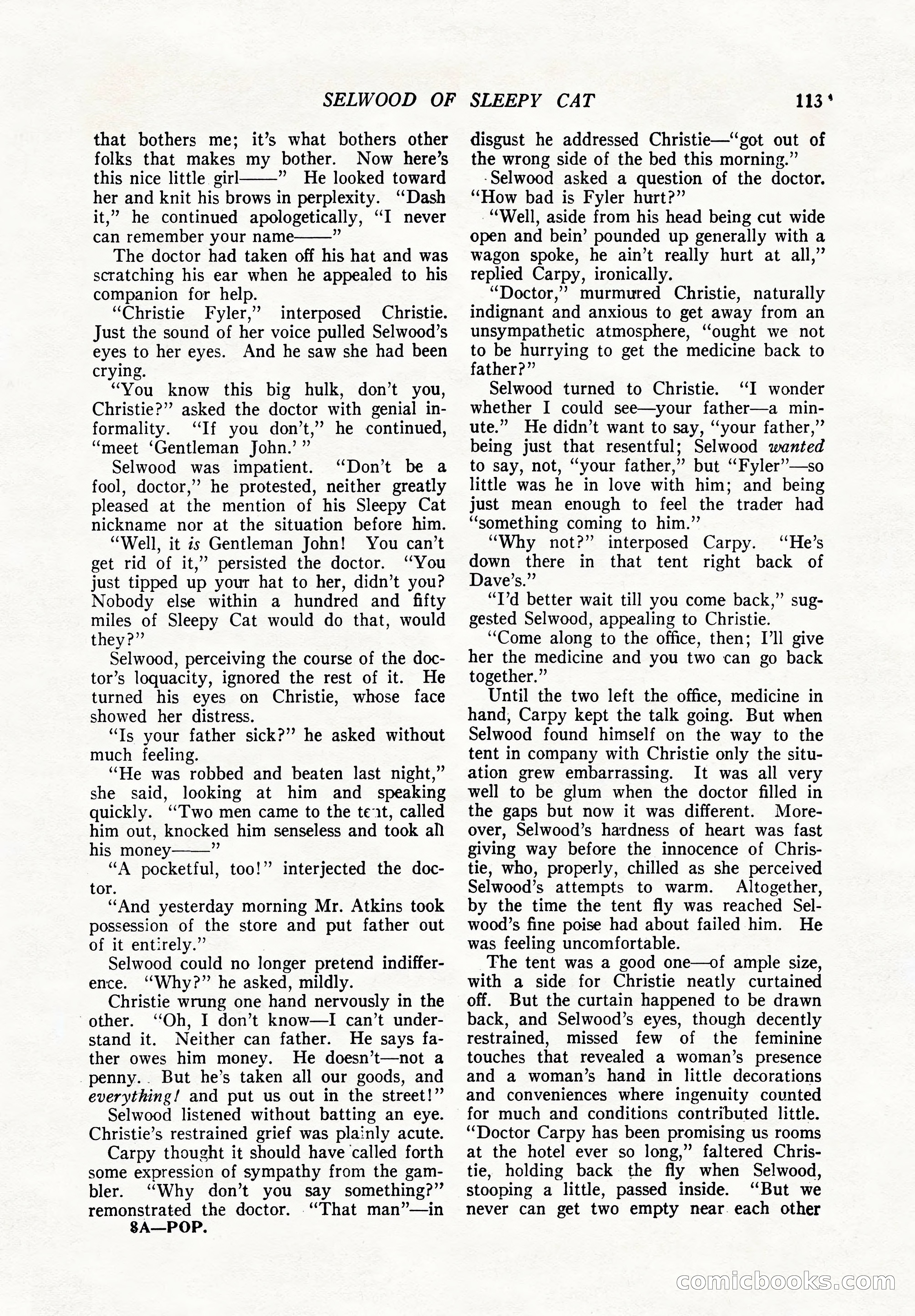 The Popular Magazine, December 7, 1924 — page 131 of 228