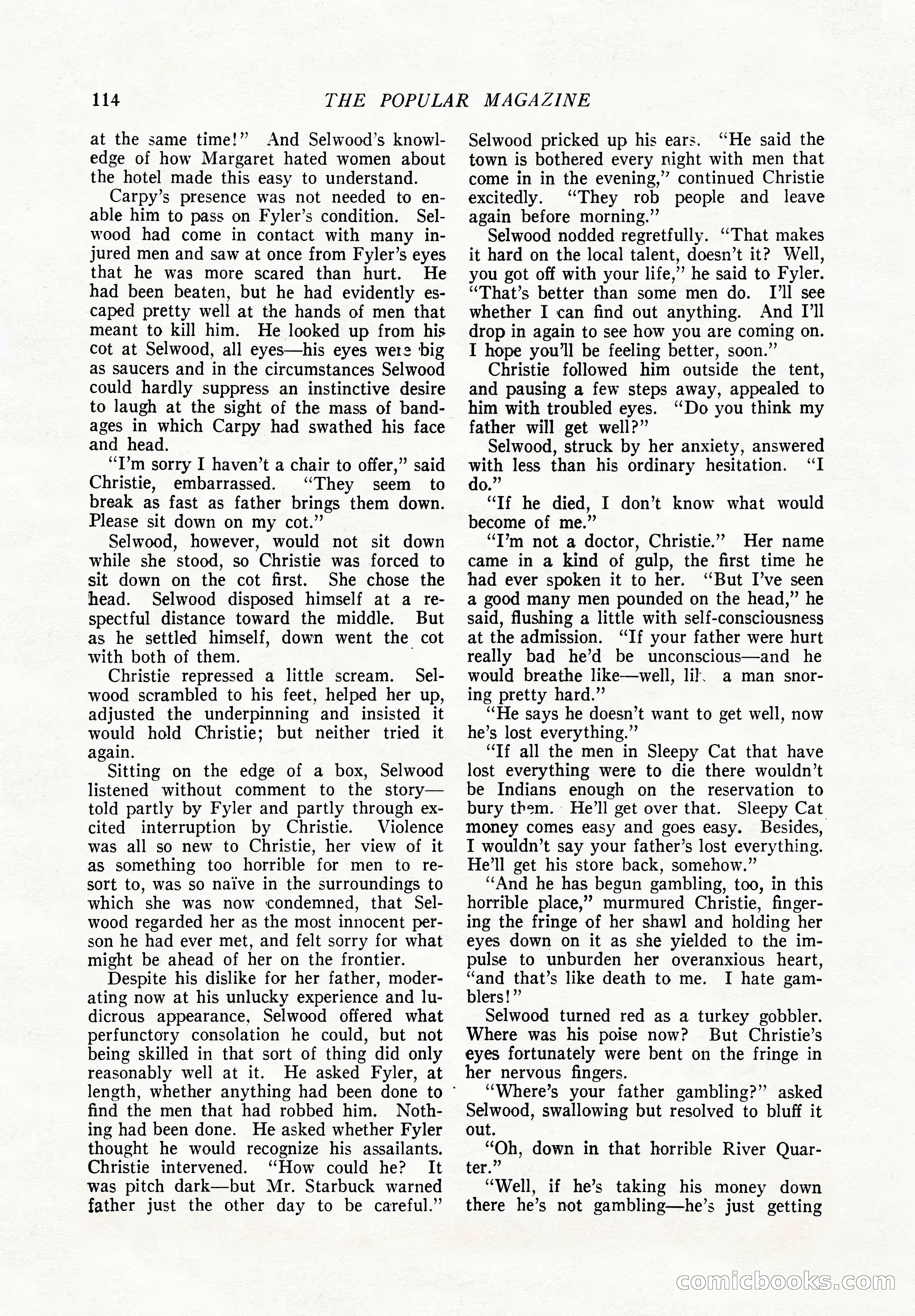 The Popular Magazine, December 7, 1924 — page 132 of 228