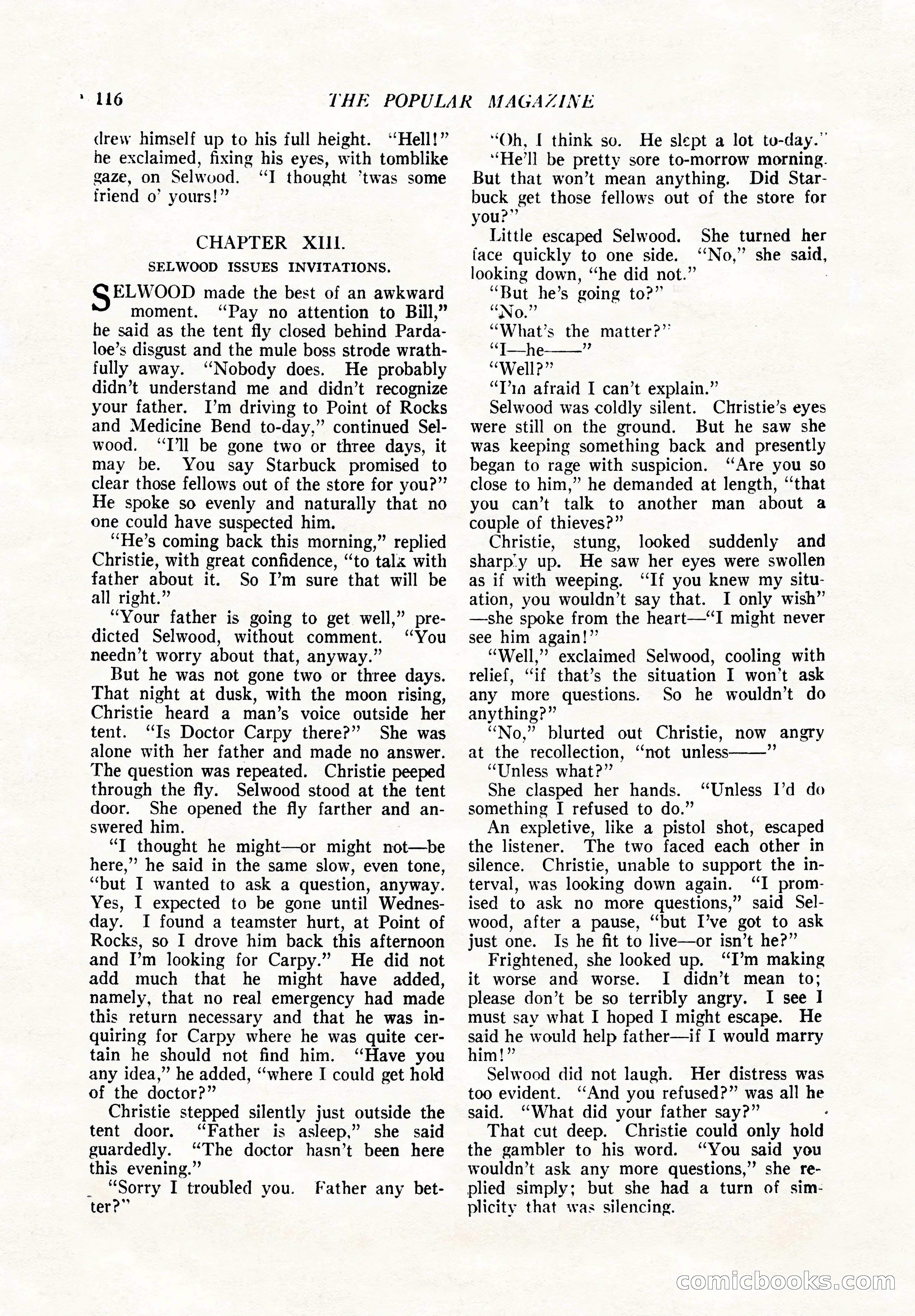 The Popular Magazine, December 7, 1924 — page 134 of 228