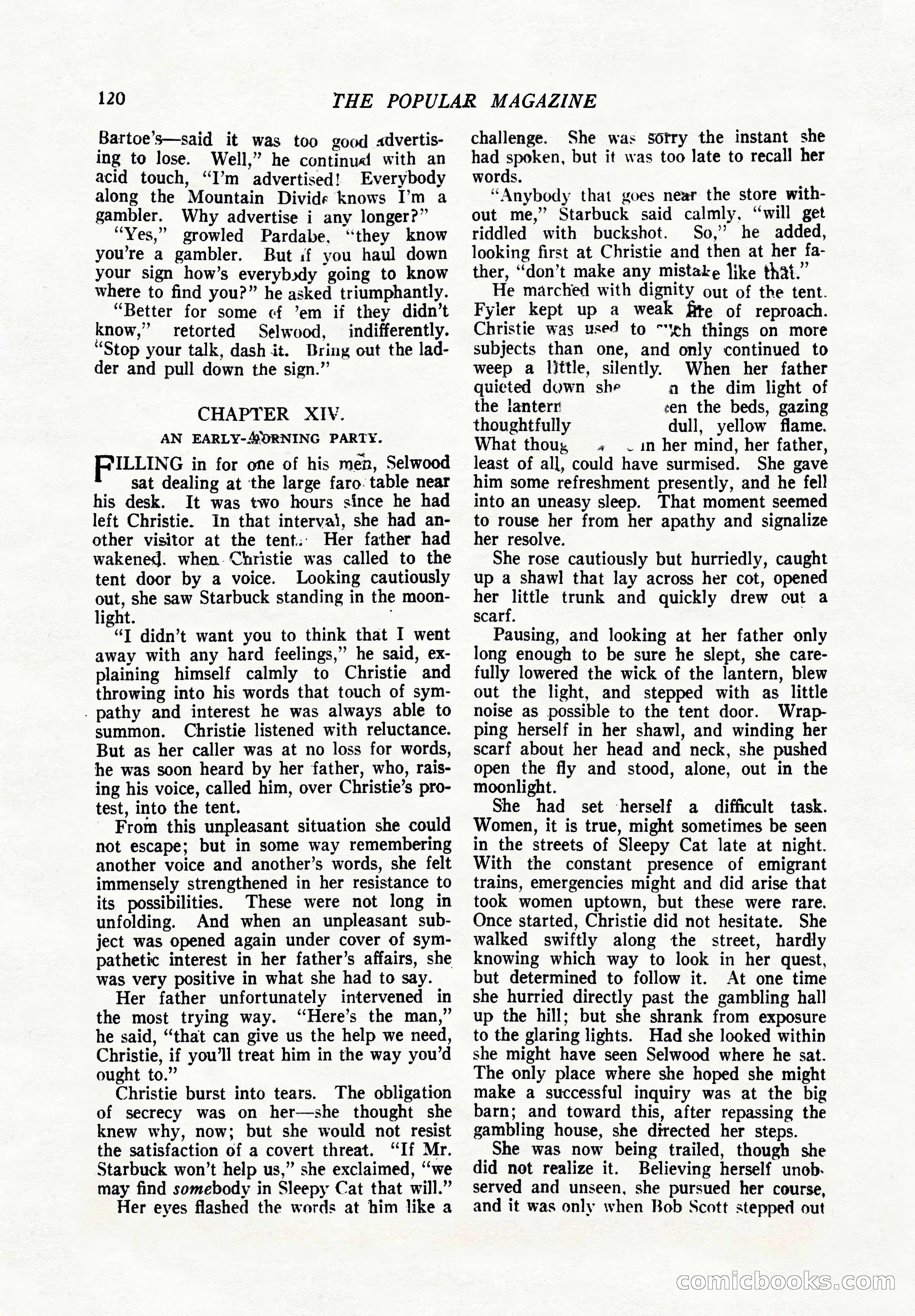The Popular Magazine, December 7, 1924 — page 138 of 228