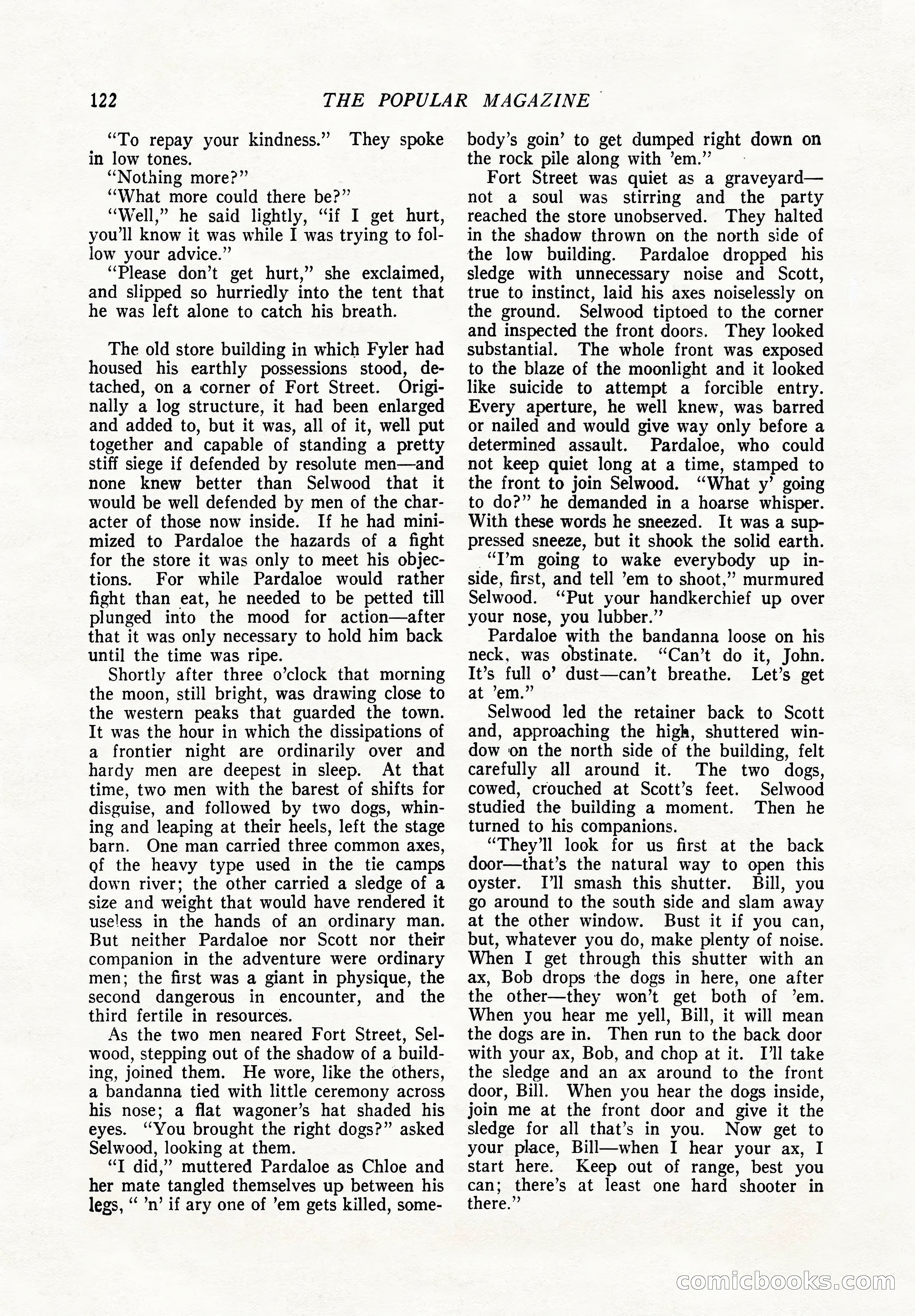 The Popular Magazine, December 7, 1924 — page 140 of 228