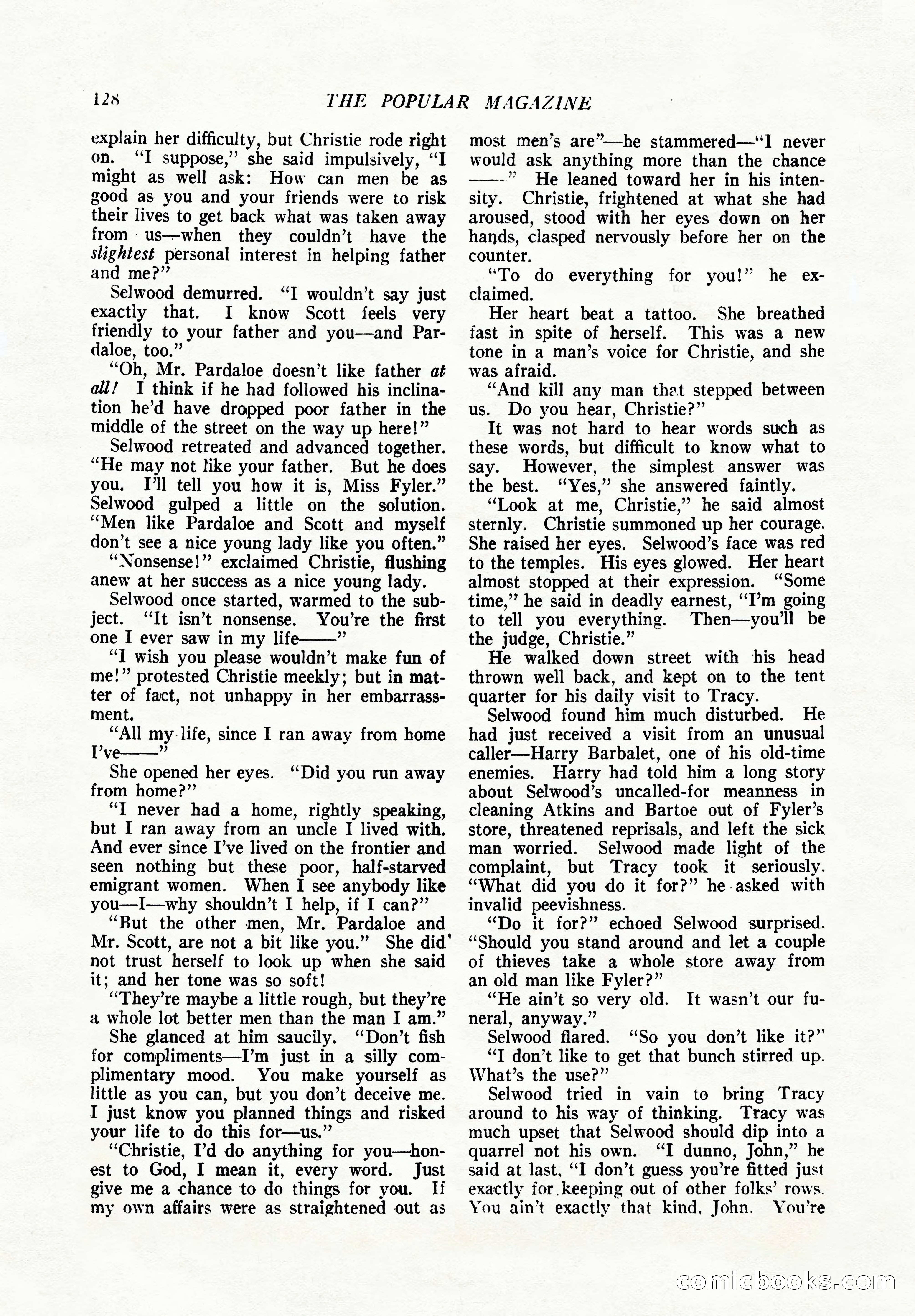 The Popular Magazine, December 7, 1924 — page 146 of 228