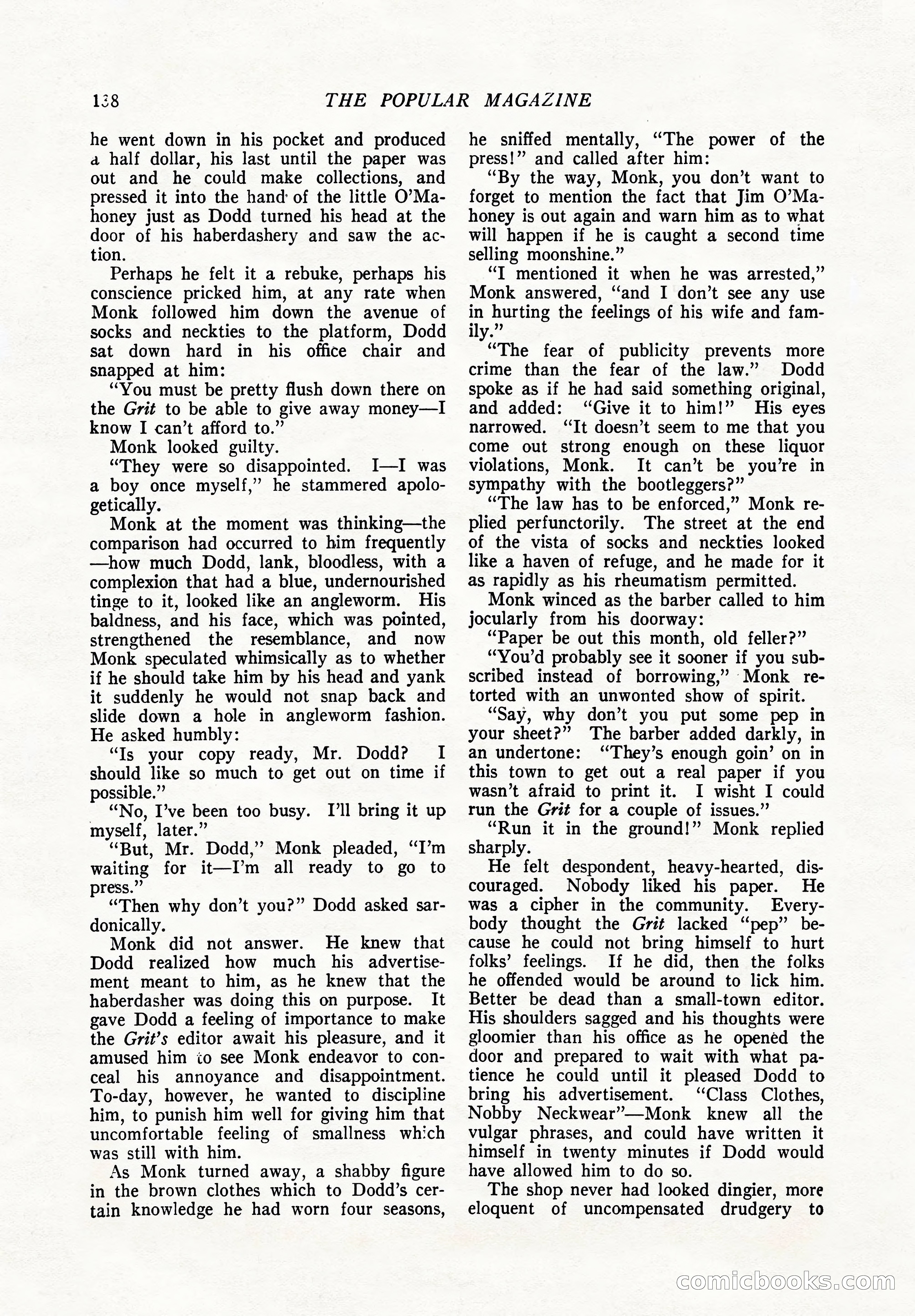 The Popular Magazine, December 7, 1924 — page 156 of 228