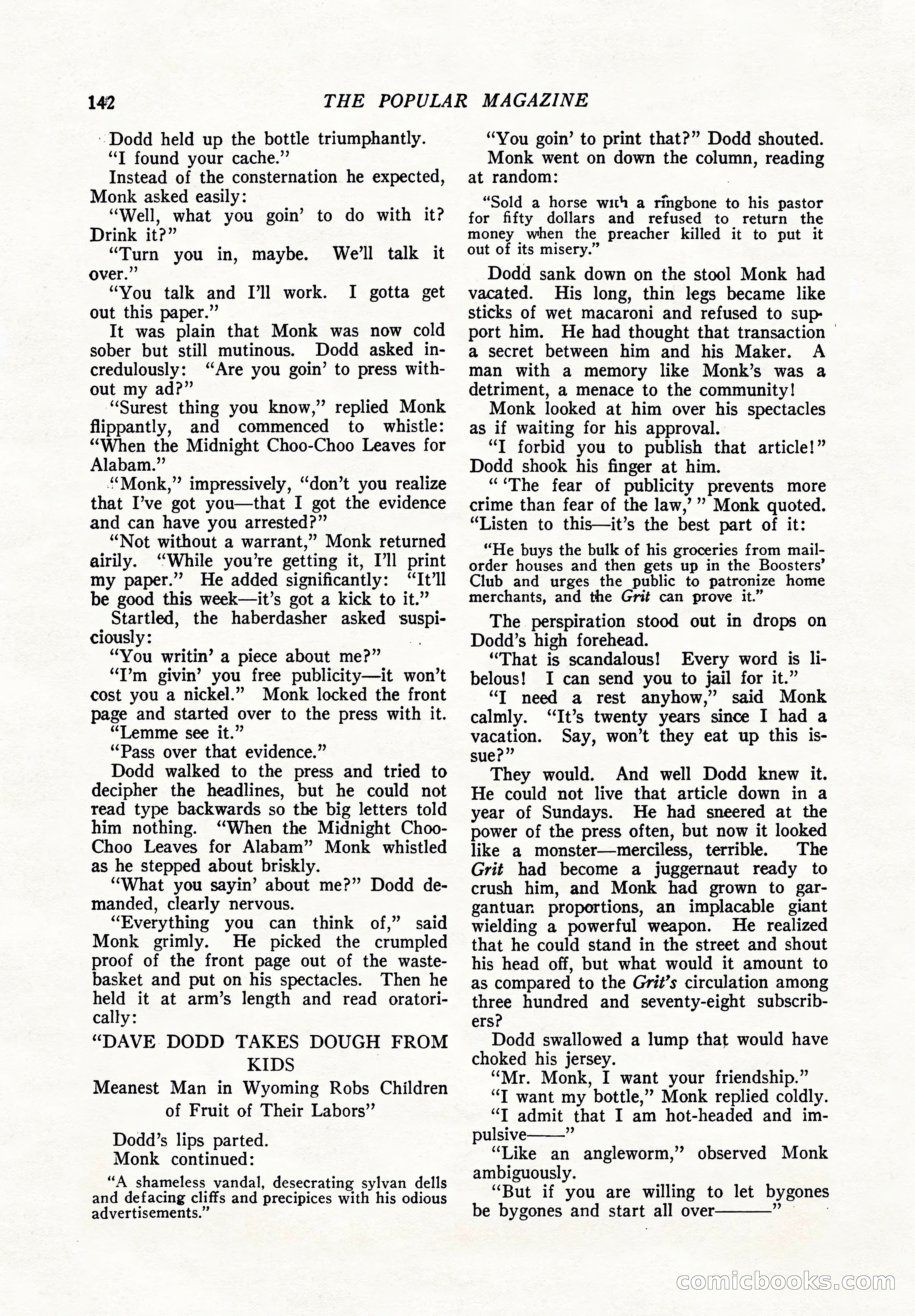 The Popular Magazine, December 7, 1924 — page 160 of 228