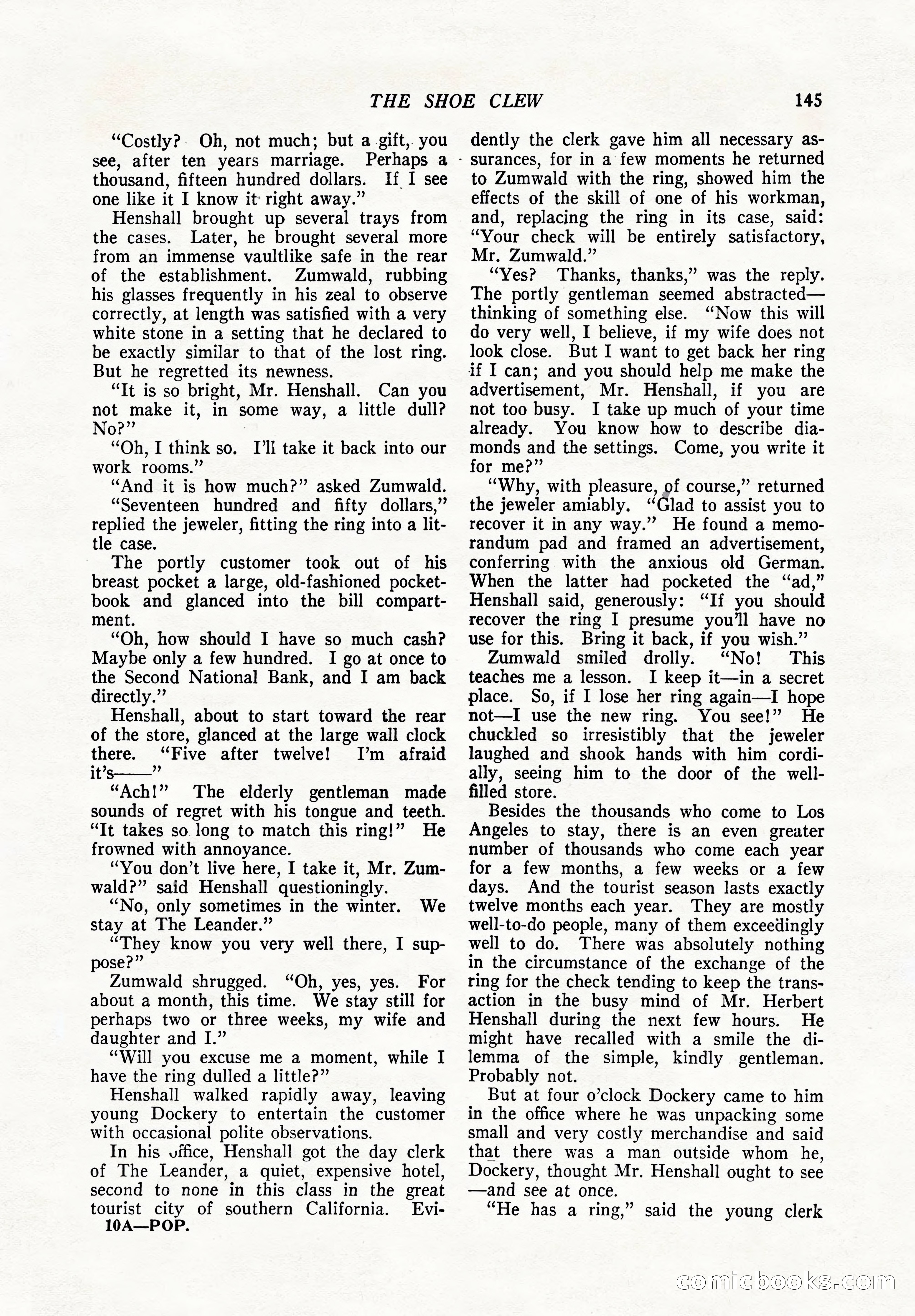 The Popular Magazine, December 7, 1924 — page 163 of 228