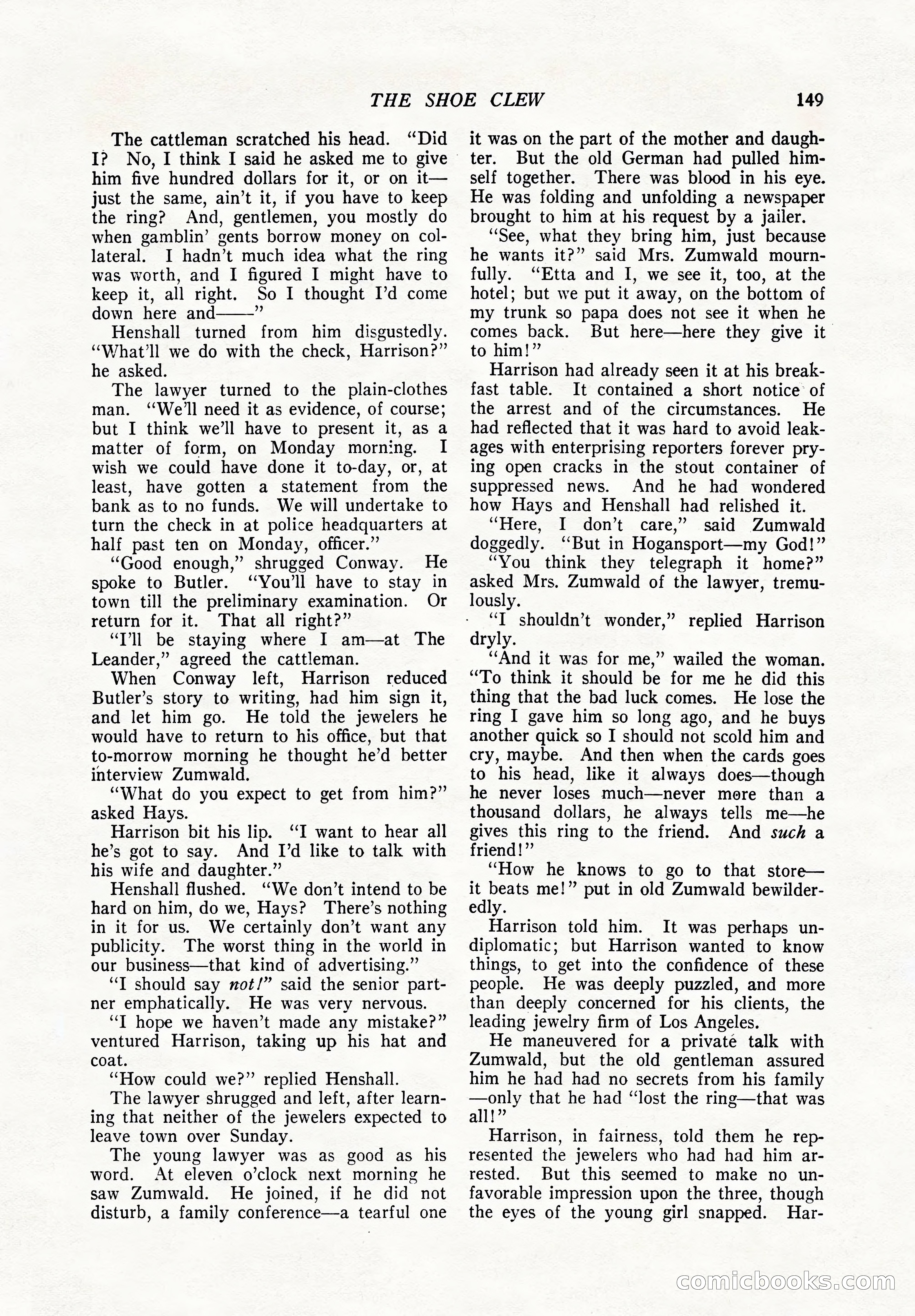 The Popular Magazine, December 7, 1924 — page 167 of 228