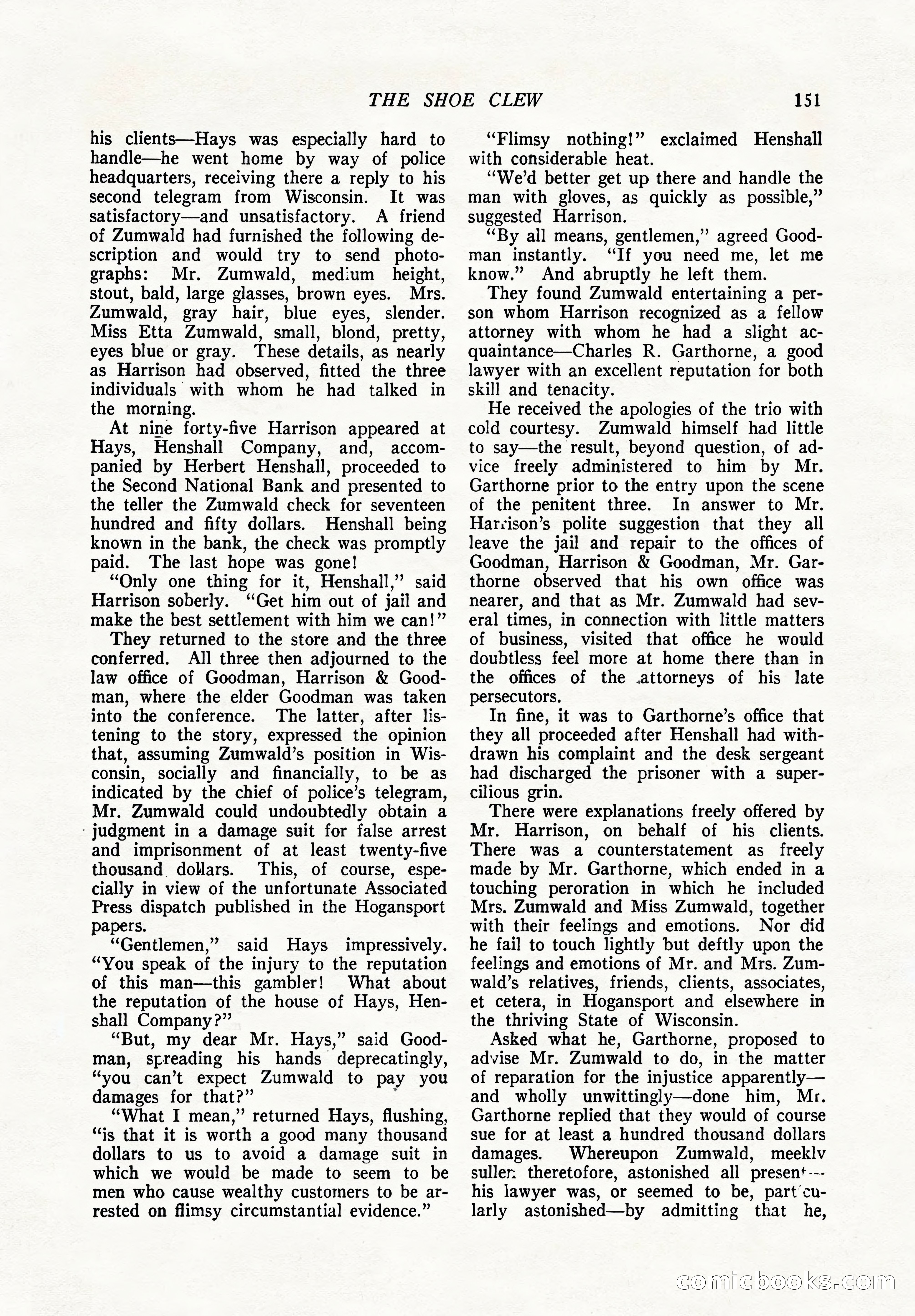 The Popular Magazine, December 7, 1924 — page 169 of 228