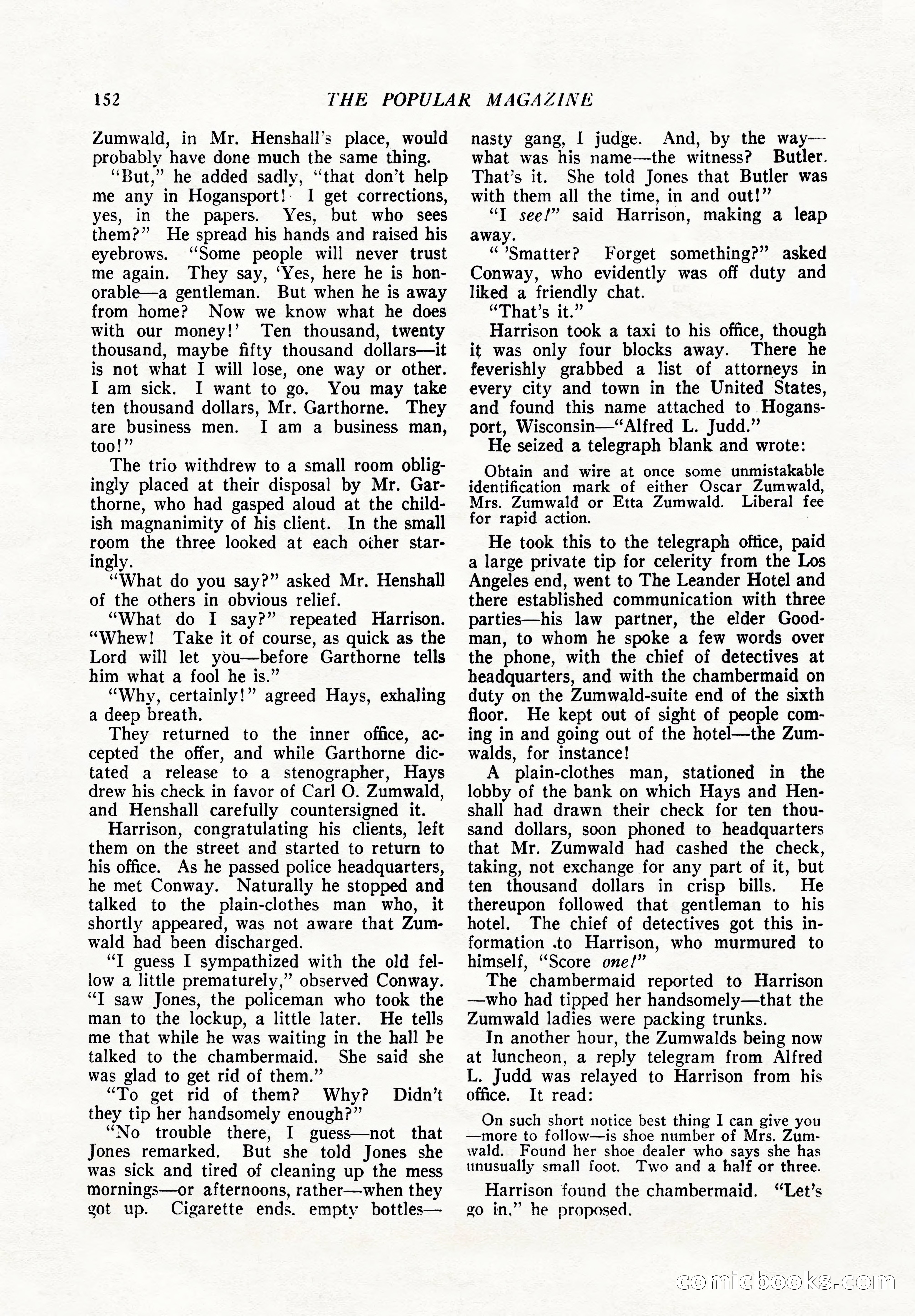 The Popular Magazine, December 7, 1924 — page 170 of 228