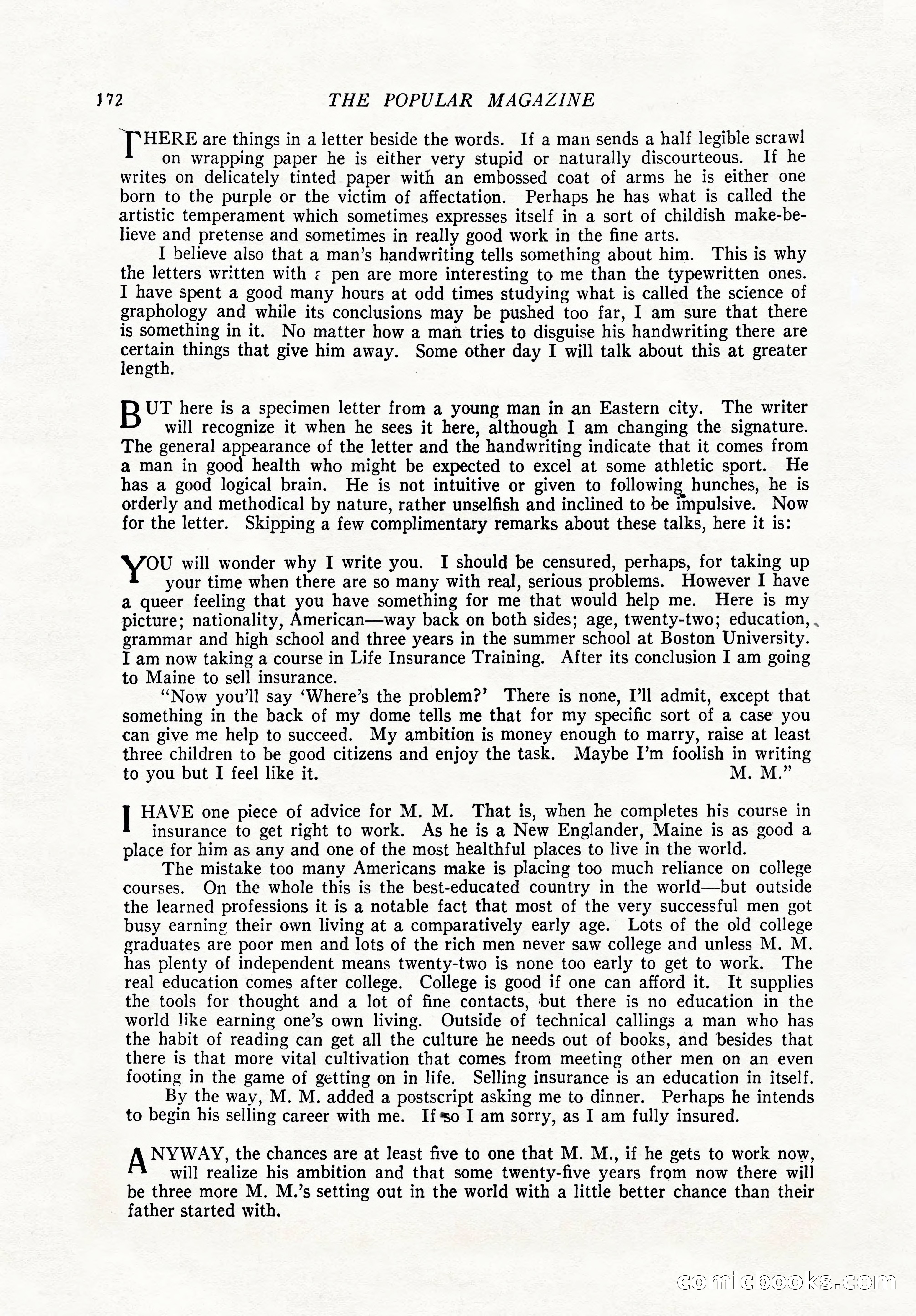 The Popular Magazine, December 7, 1924 — page 190 of 228