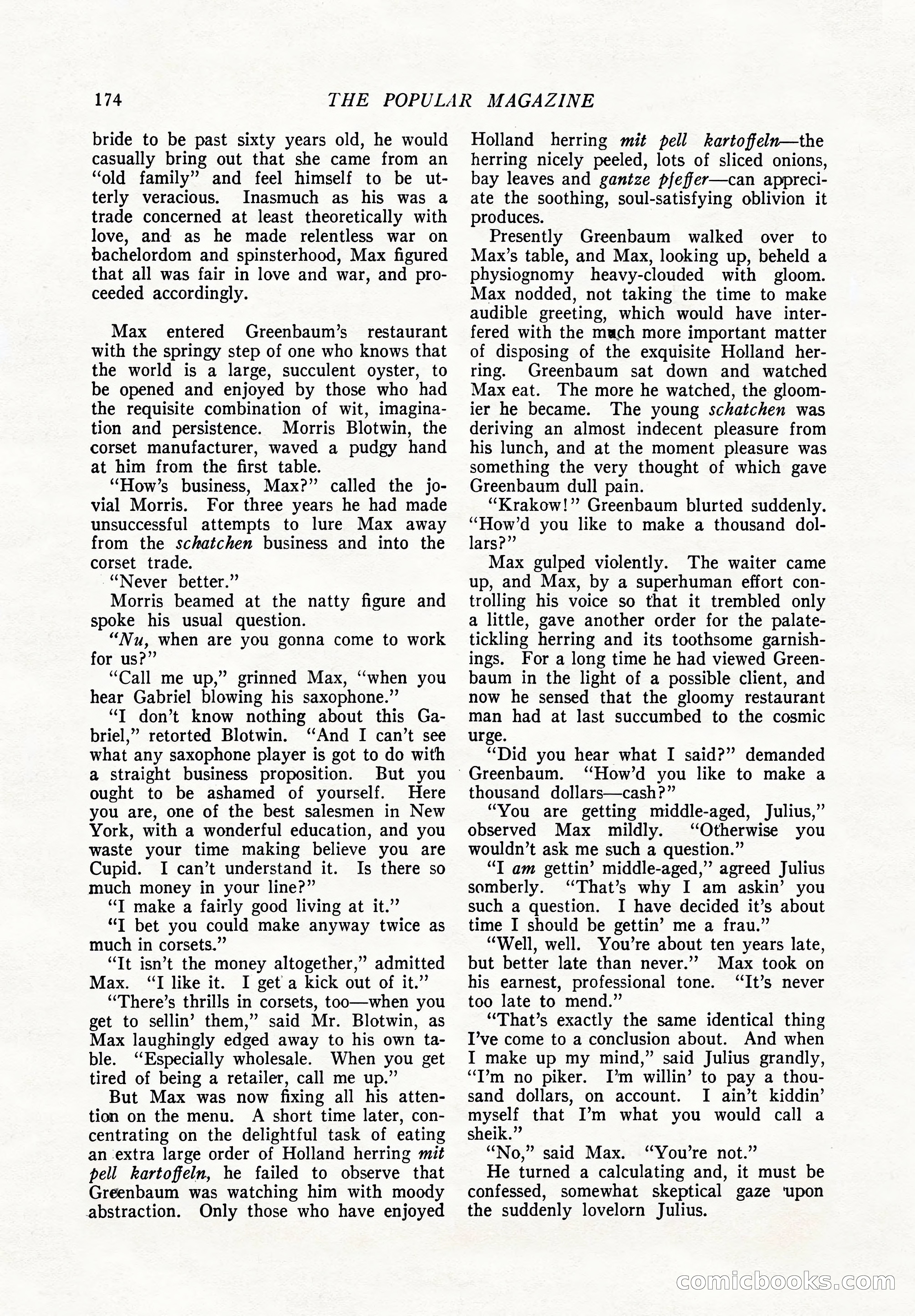 The Popular Magazine, December 7, 1924 — page 192 of 228