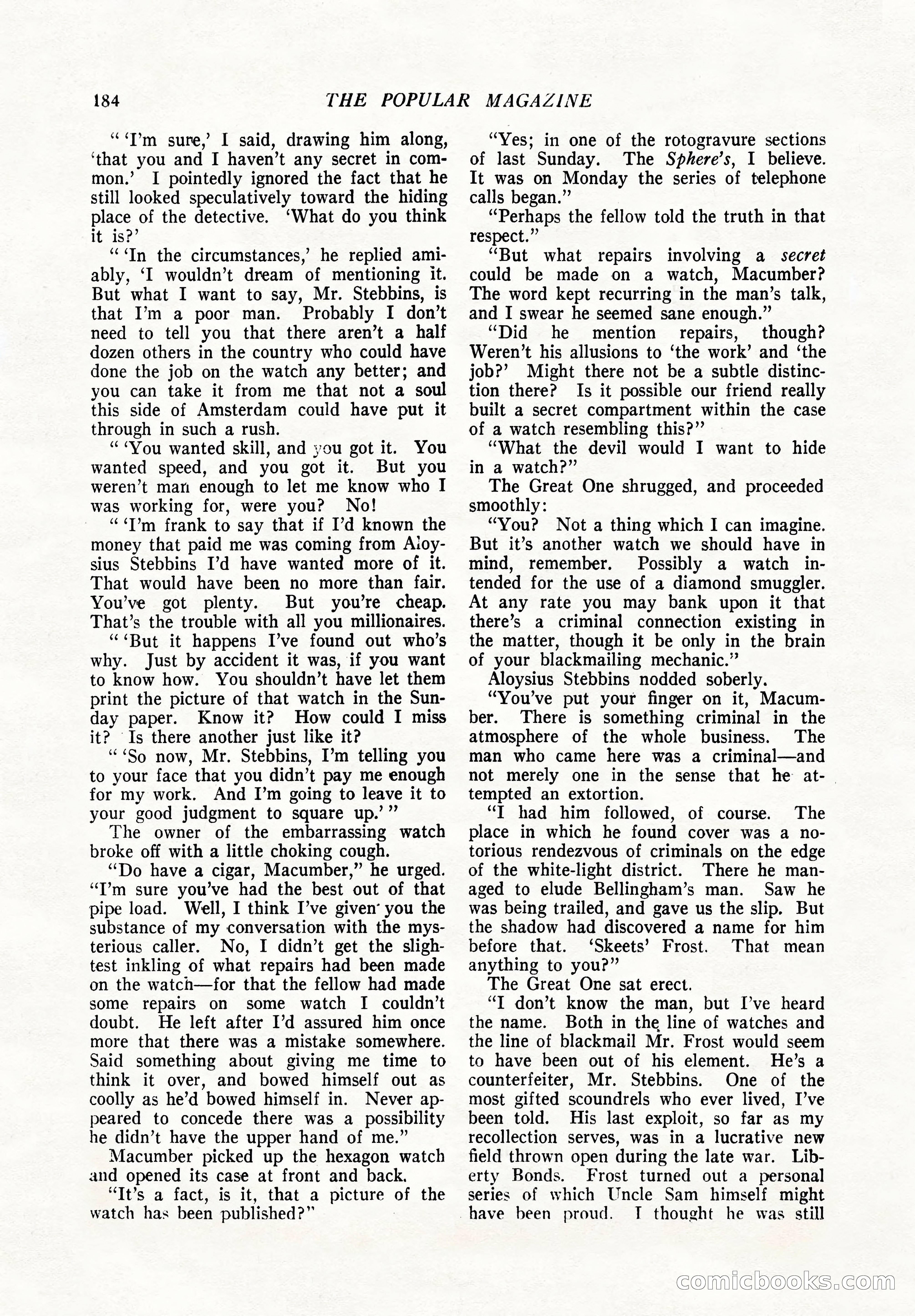 The Popular Magazine, December 7, 1924 — page 202 of 228