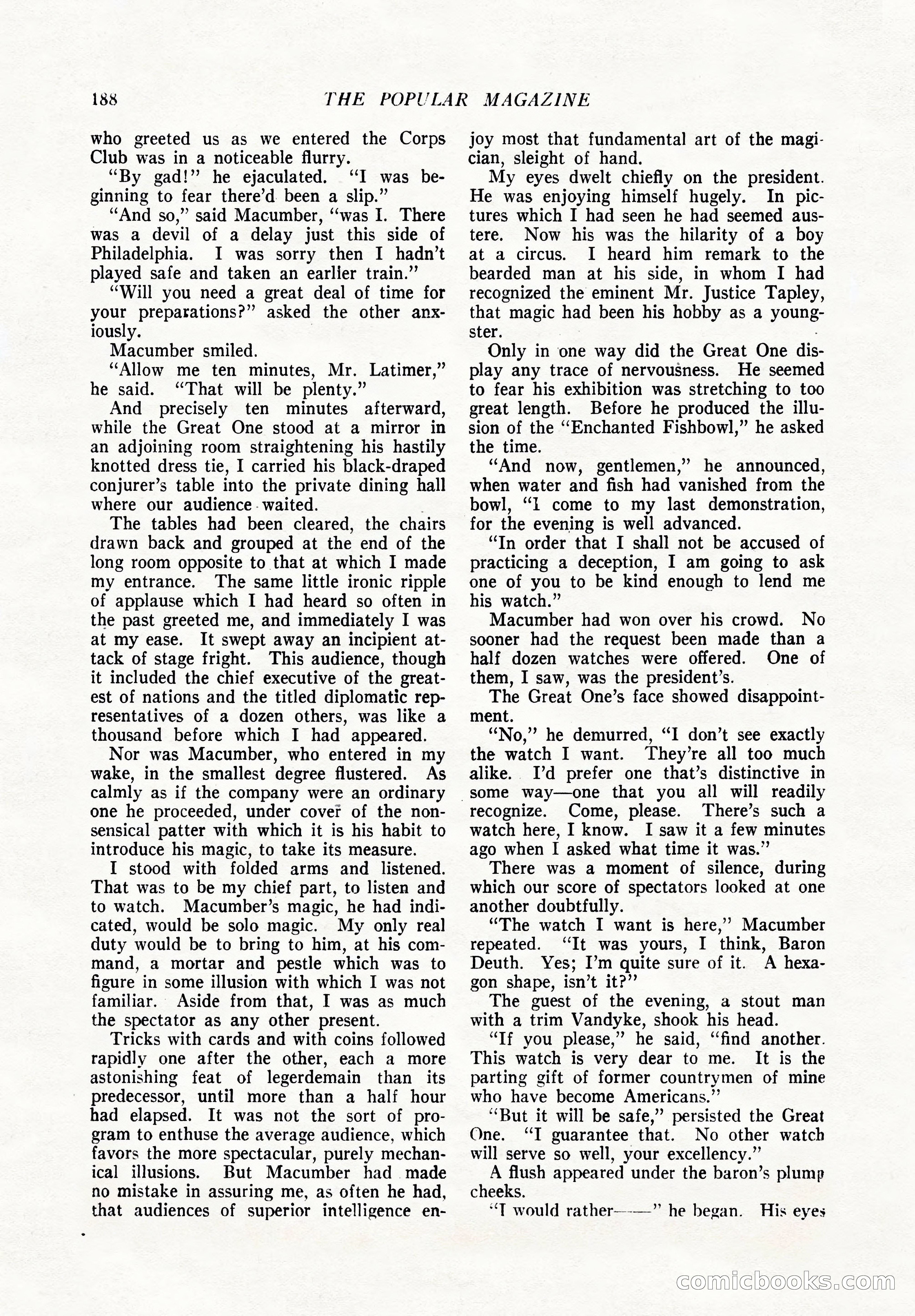 The Popular Magazine, December 7, 1924 — page 206 of 228