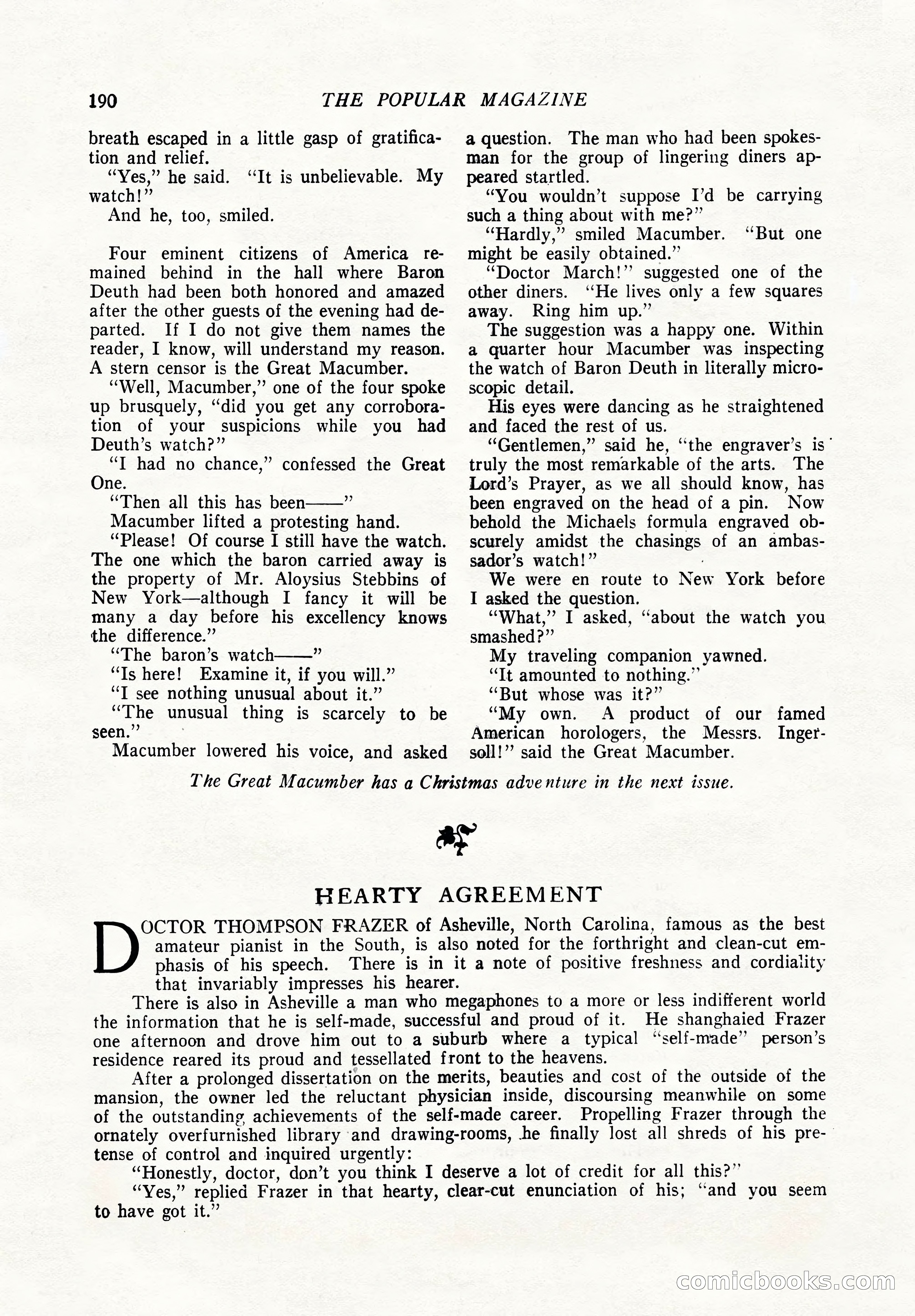 The Popular Magazine, December 7, 1924 — page 208 of 228