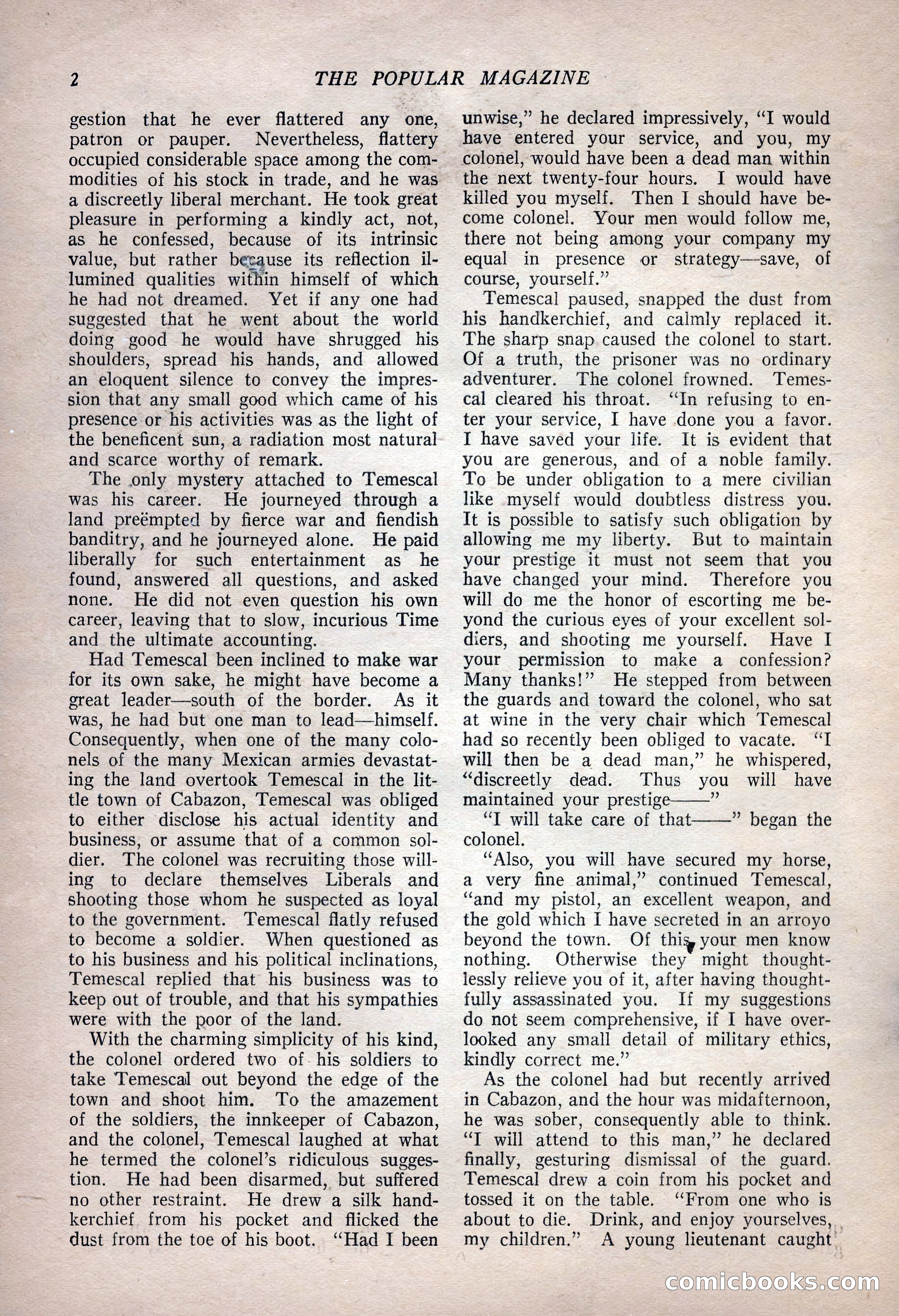 The Popular Magazine, January 7, 1925 — page 12 of 212