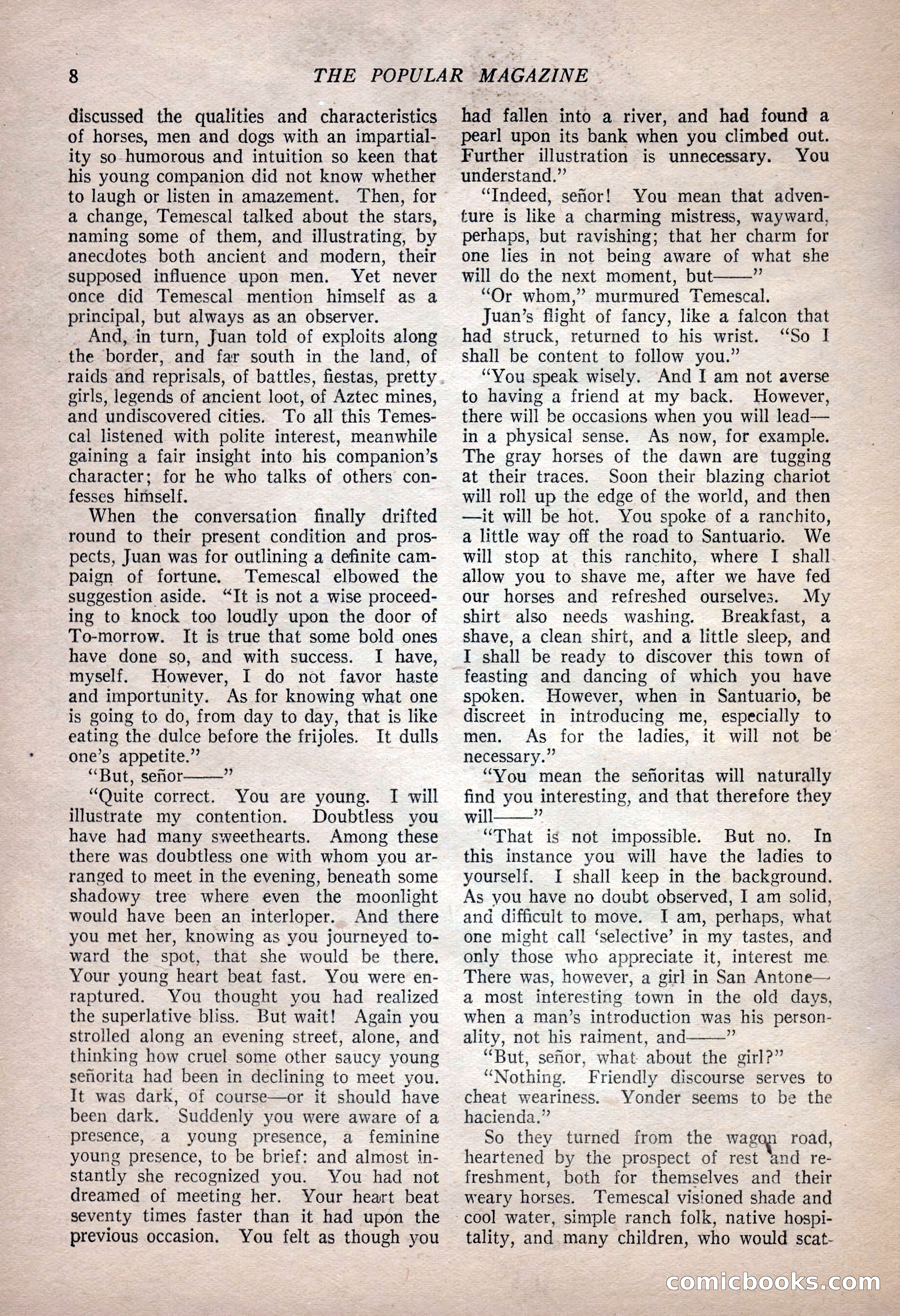 The Popular Magazine, January 7, 1925 — page 18 of 212