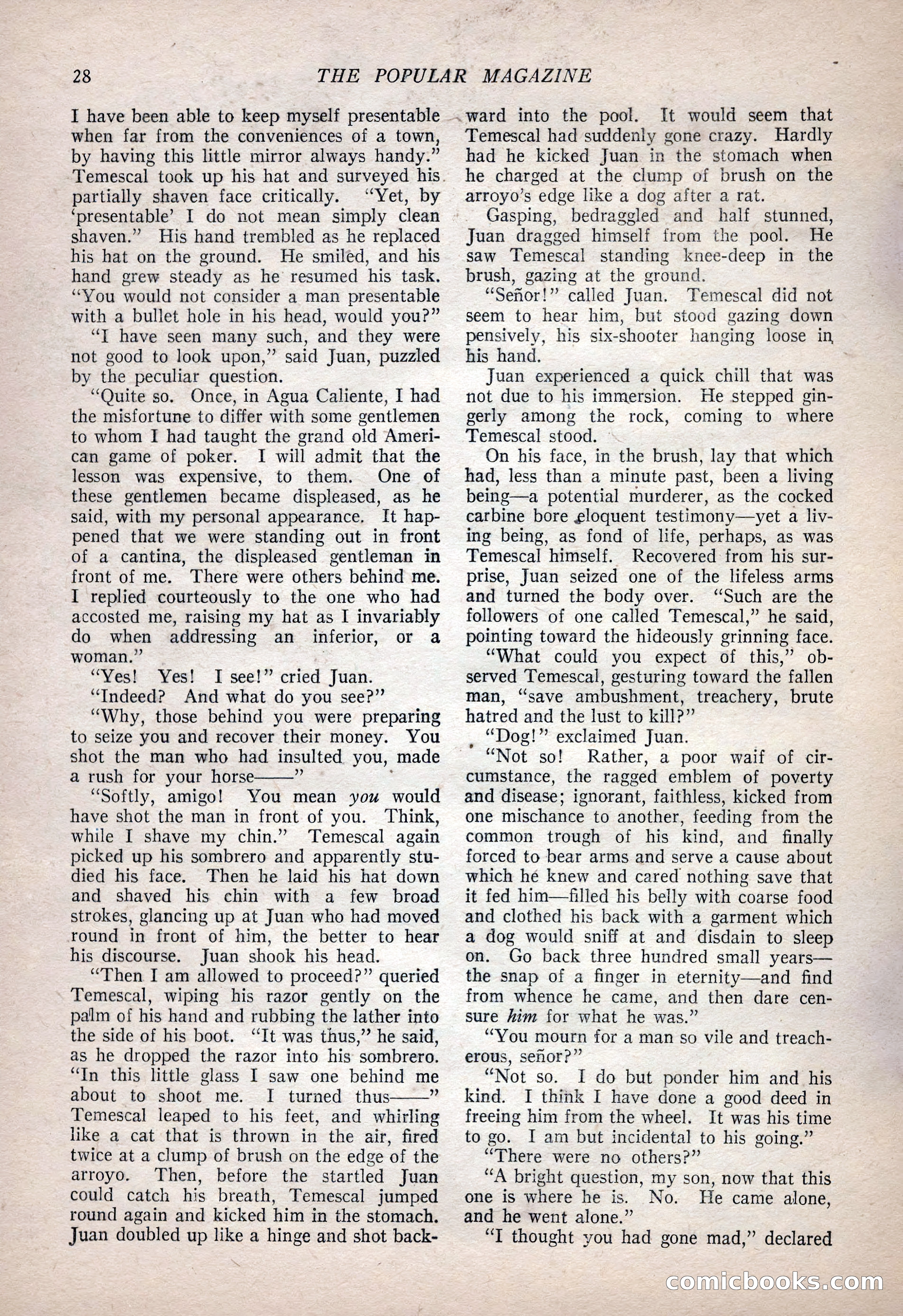The Popular Magazine, January 7, 1925 — page 38 of 212