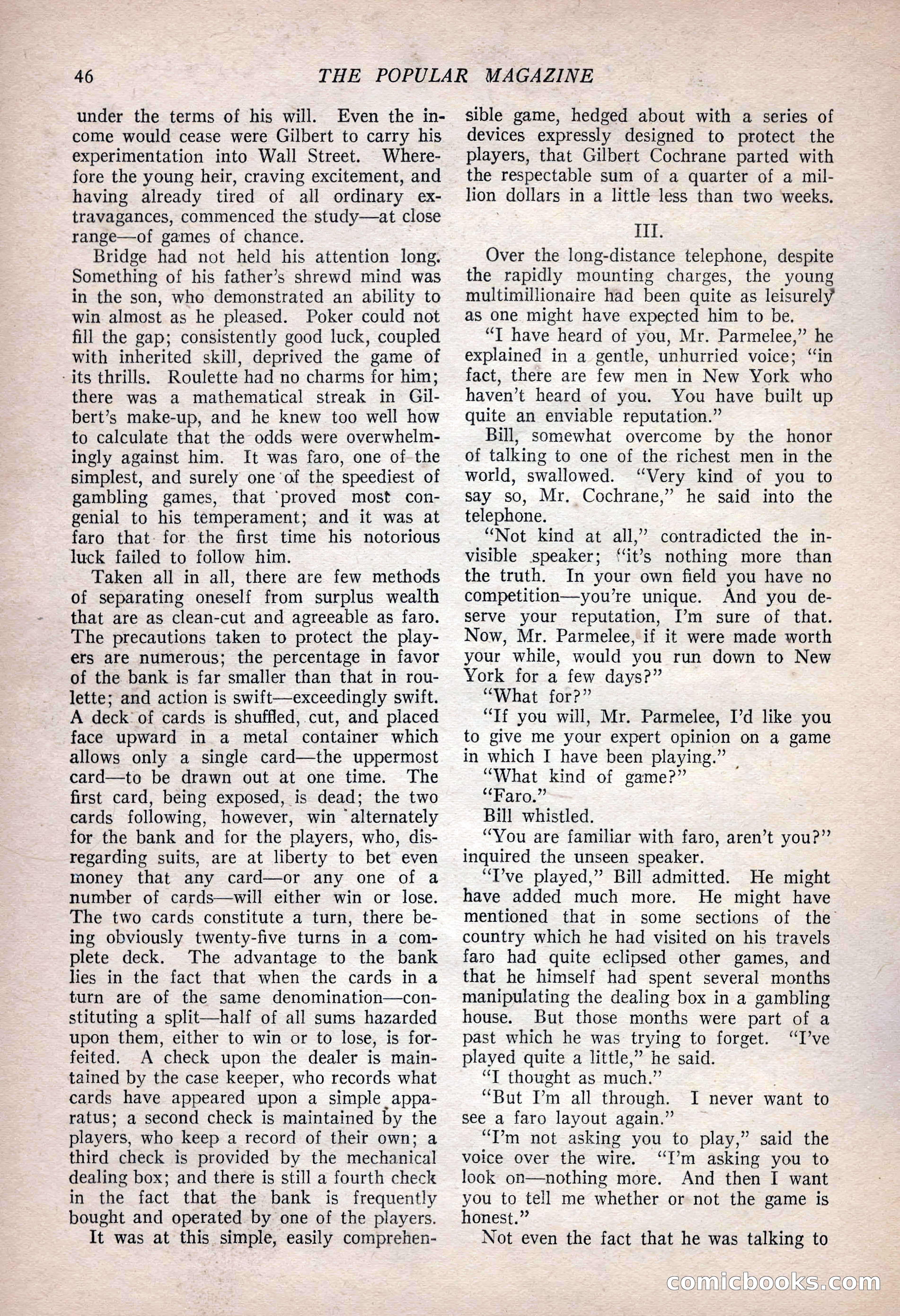 The Popular Magazine, January 7, 1925 — page 56 of 212