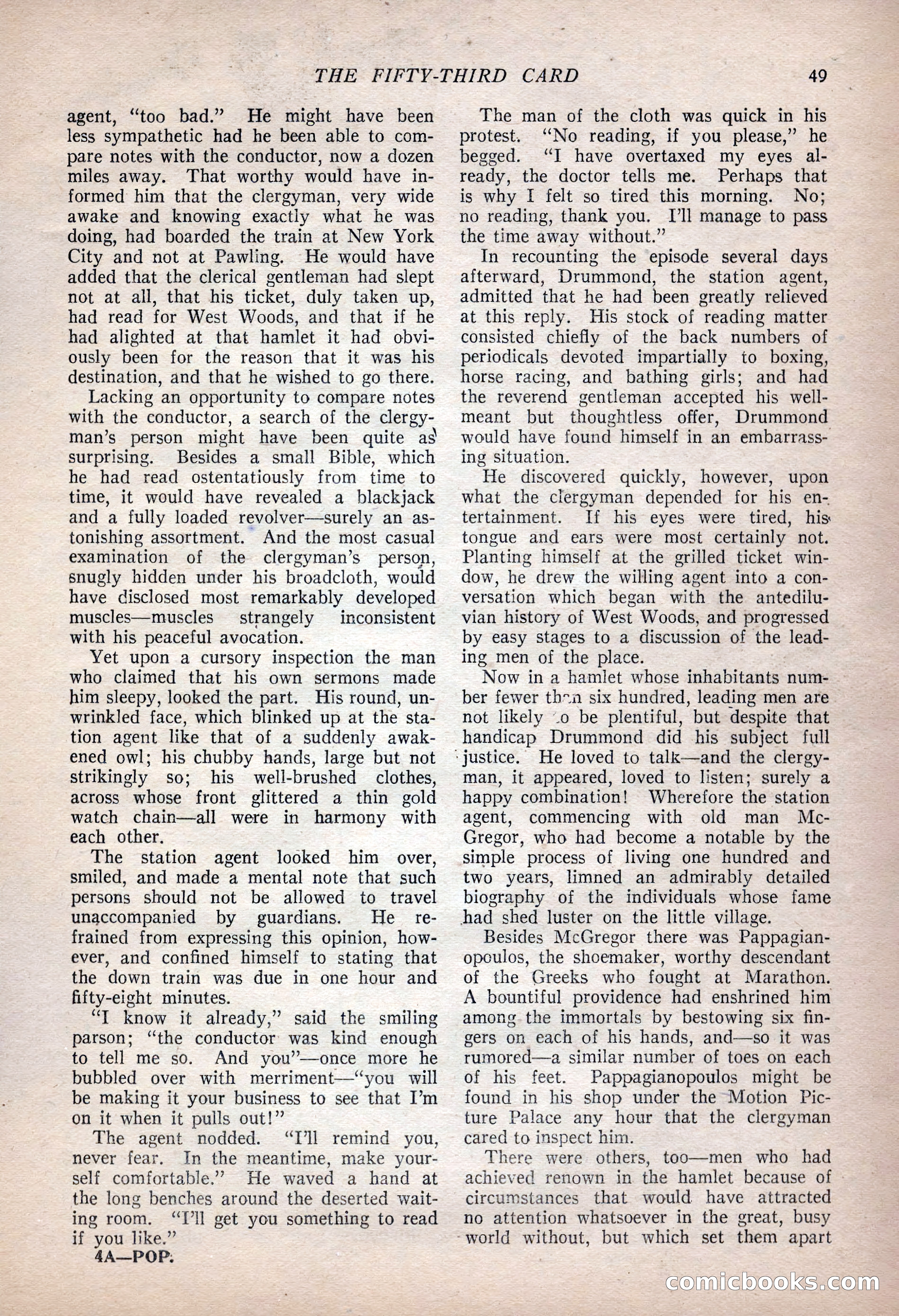 The Popular Magazine, January 7, 1925 — page 59 of 212