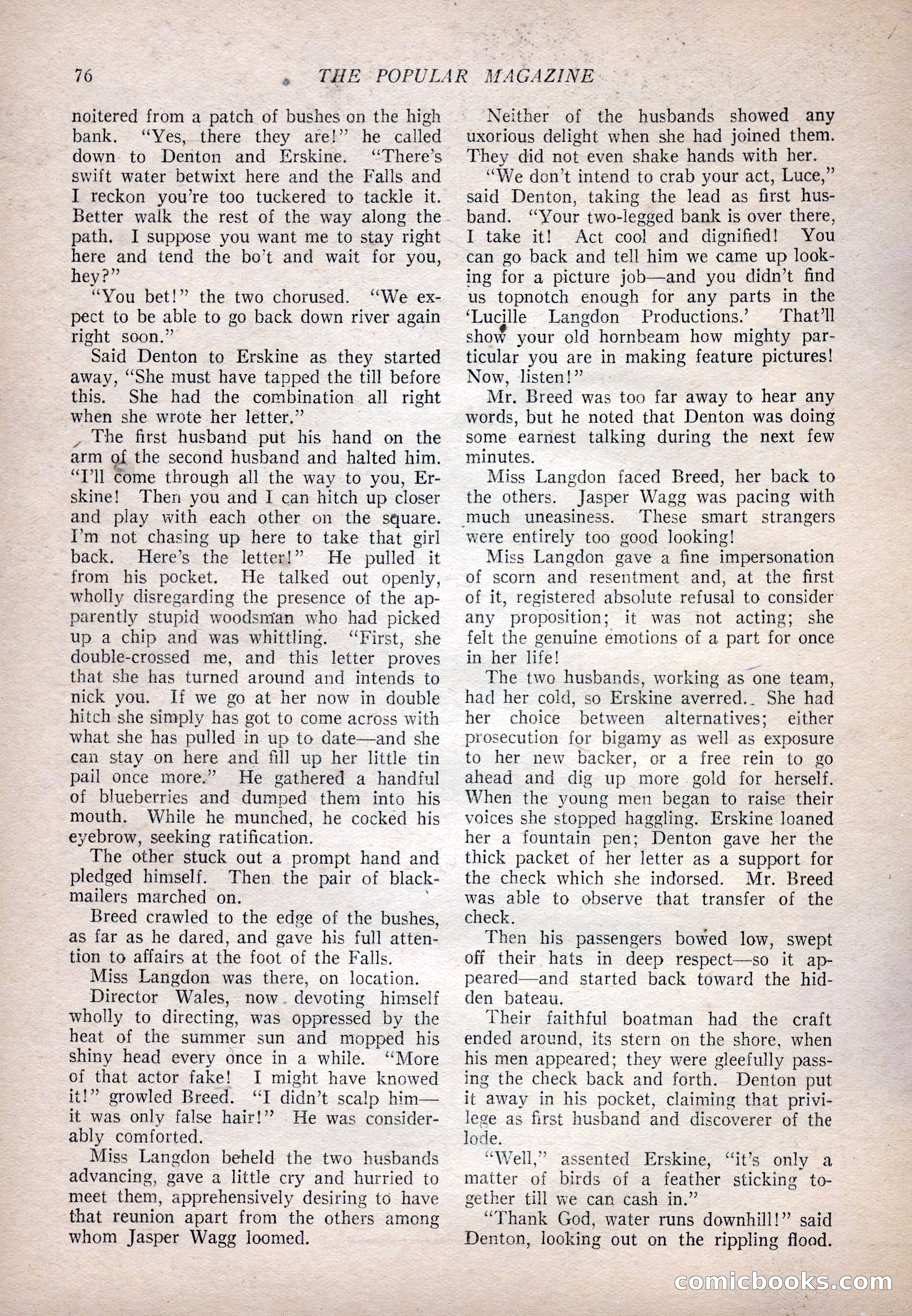 The Popular Magazine, January 7, 1925 — page 86 of 212