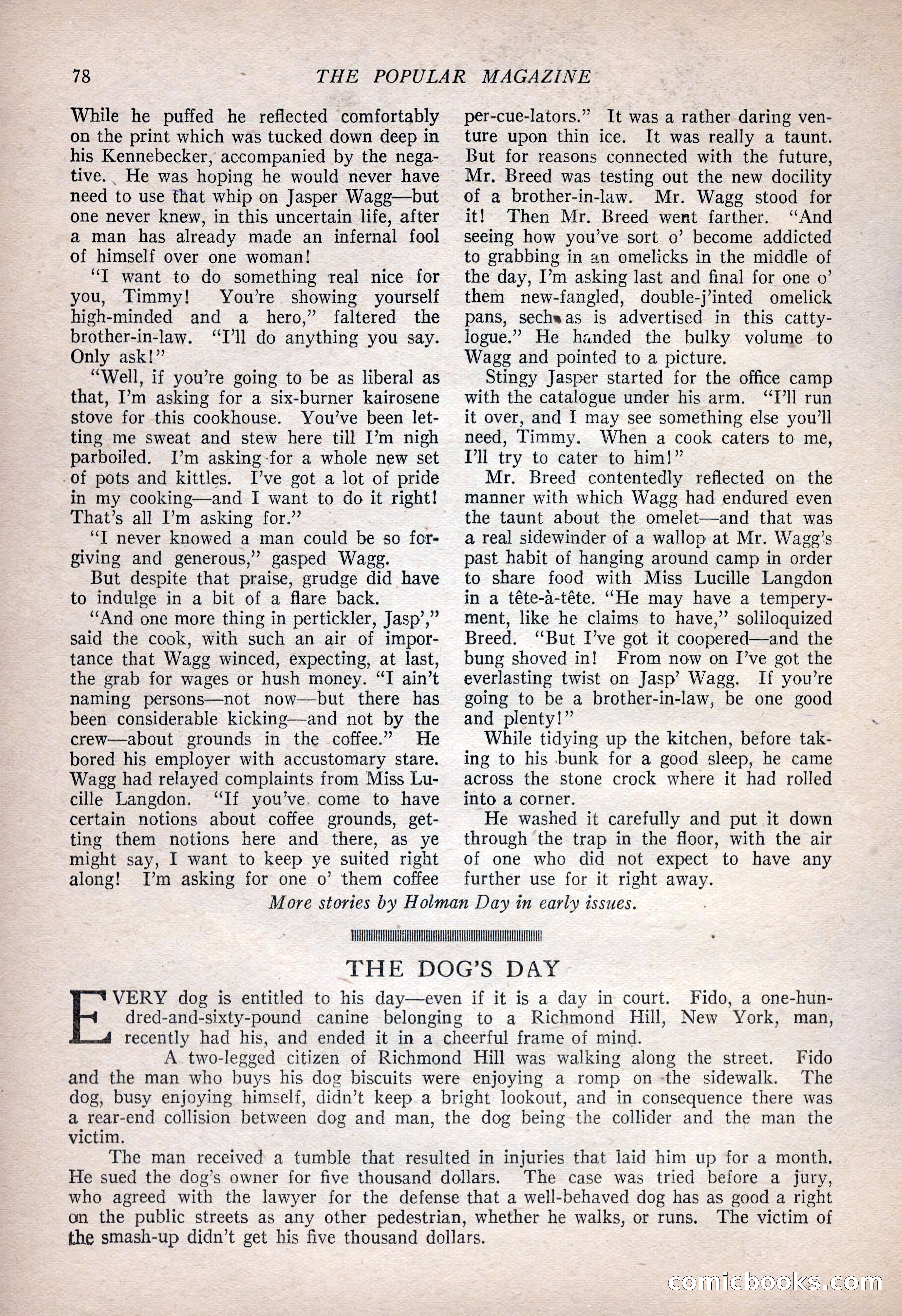 The Popular Magazine, January 7, 1925 — page 88 of 212
