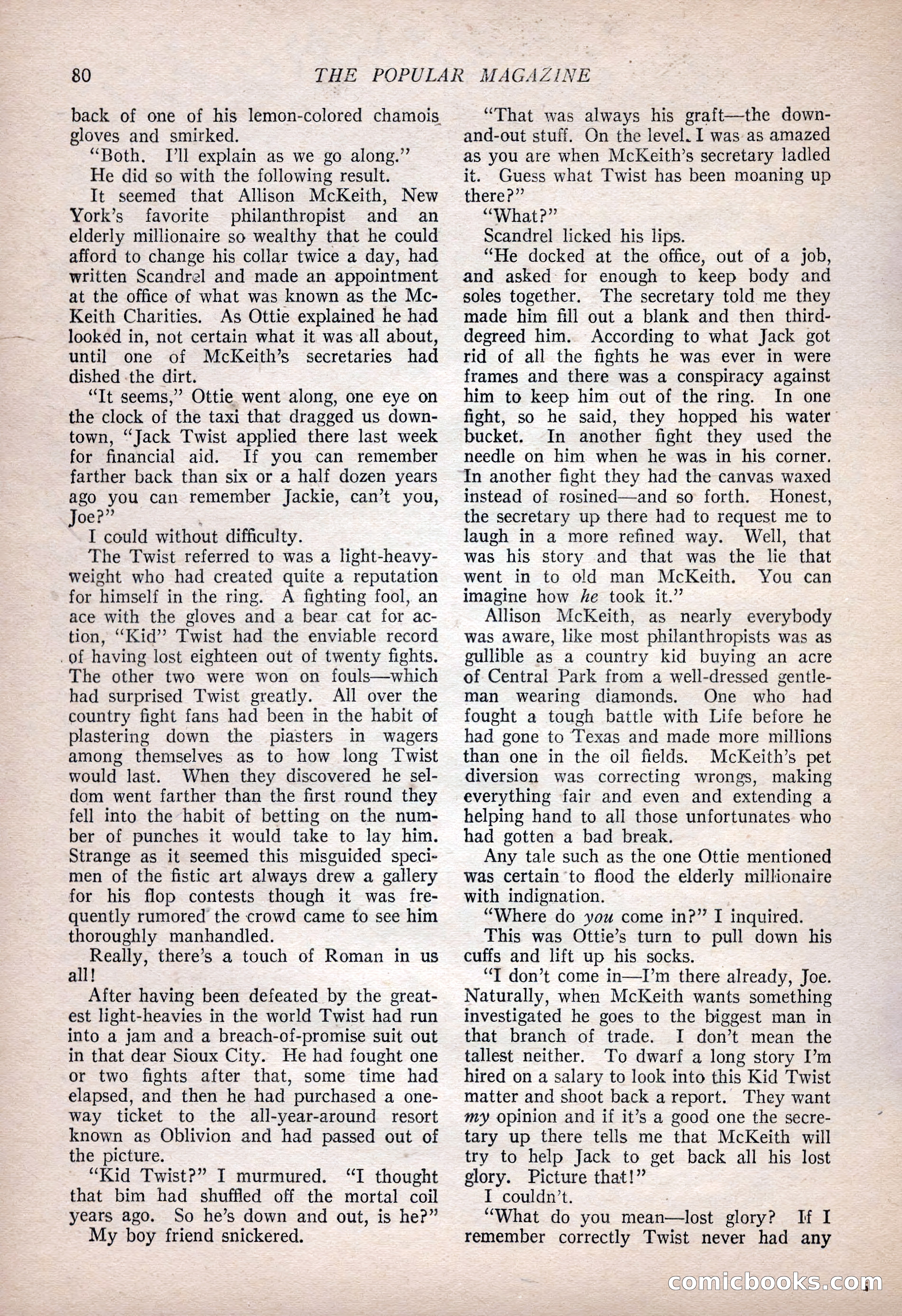 The Popular Magazine, January 7, 1925 — page 90 of 212
