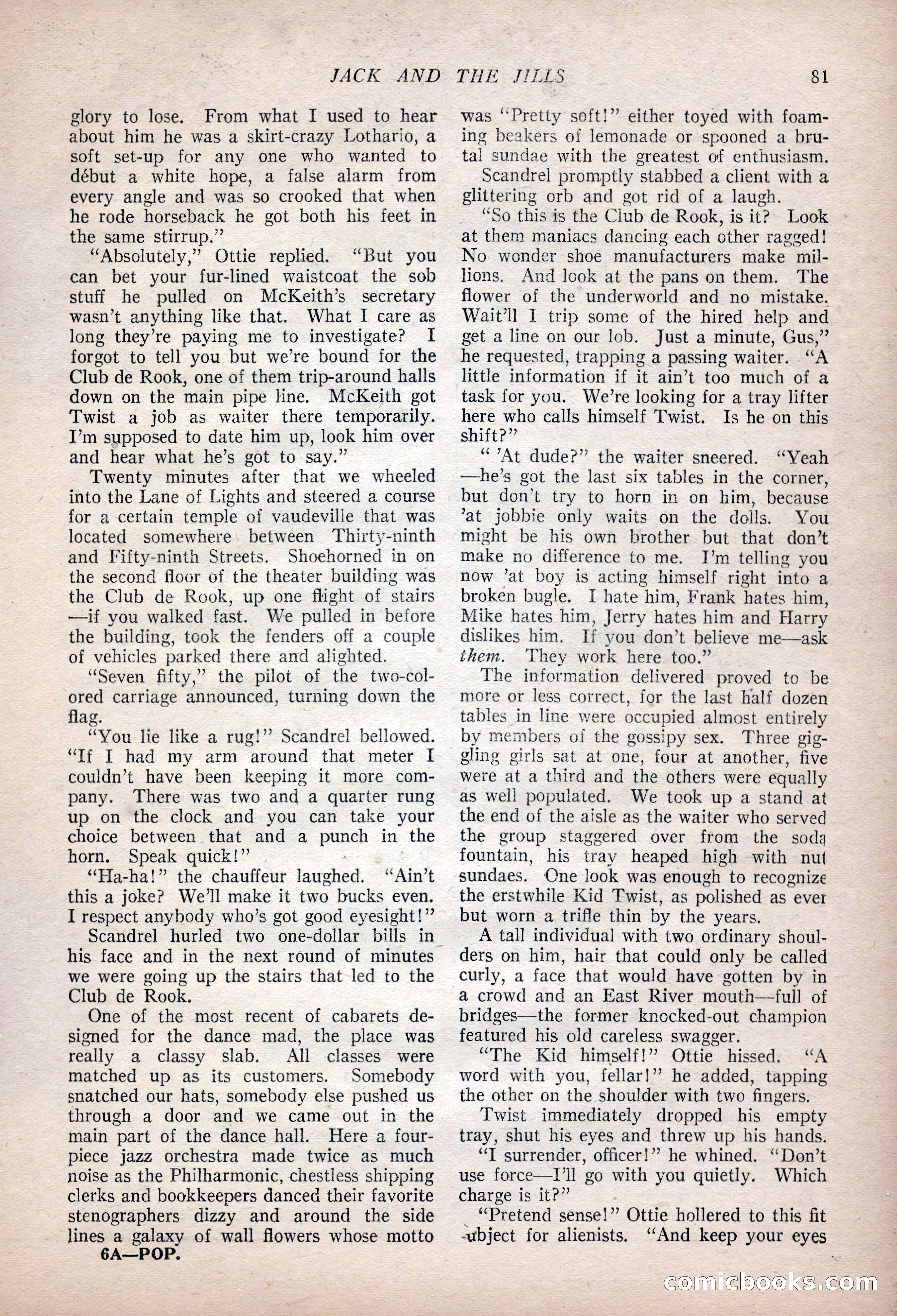 The Popular Magazine, January 7, 1925 — page 91 of 212