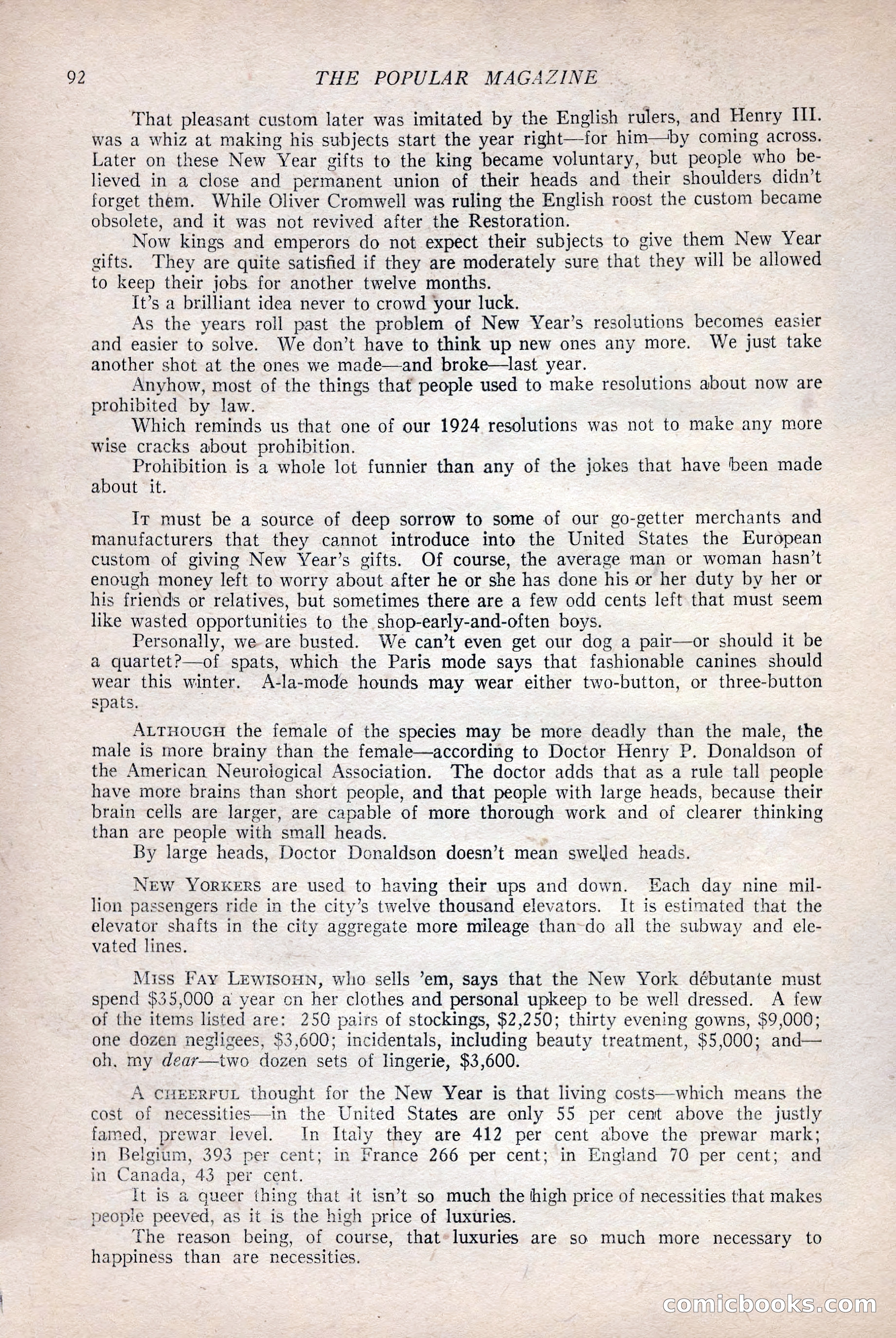 The Popular Magazine, January 7, 1925 — page 102 of 212