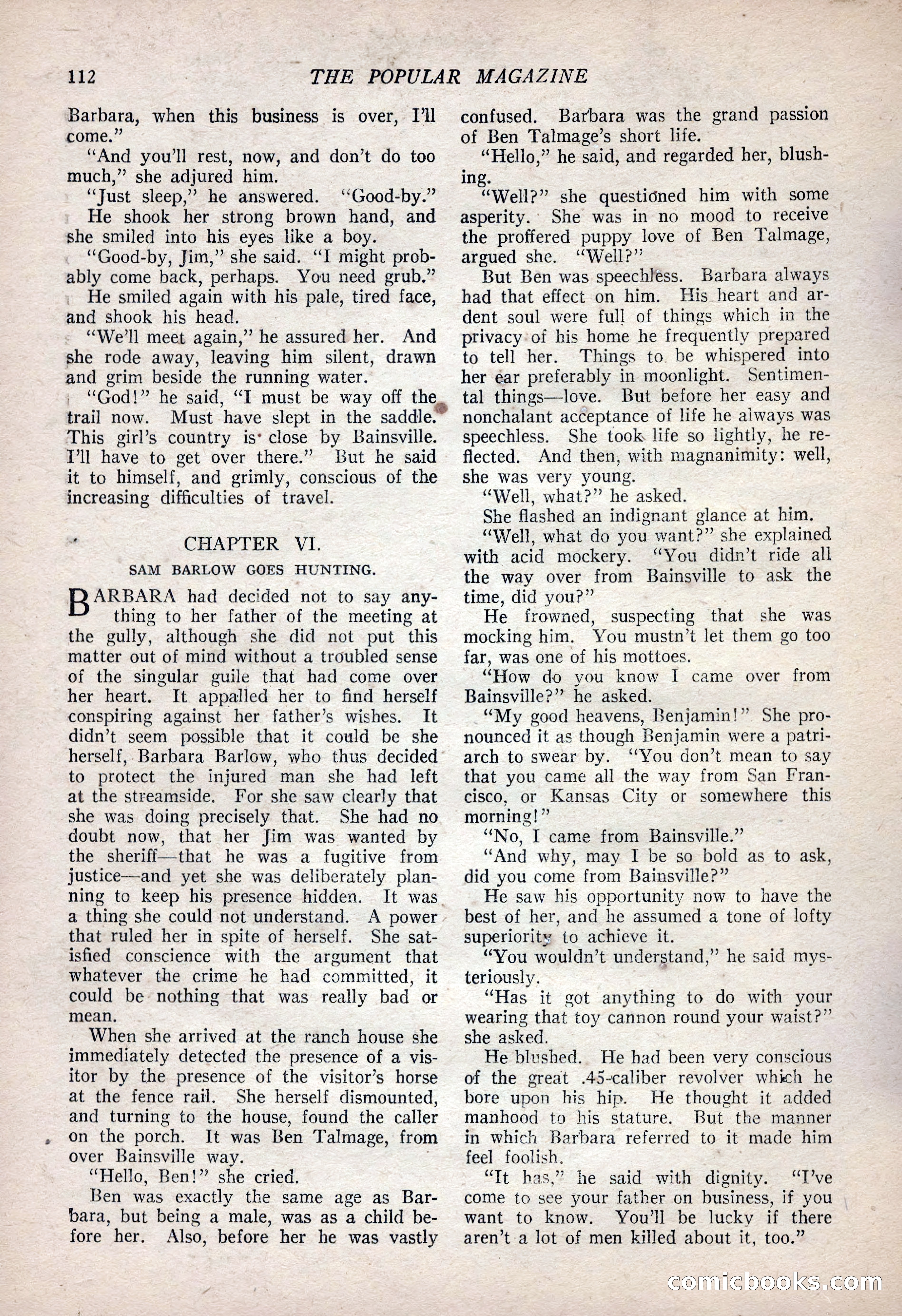 The Popular Magazine, January 7, 1925 — page 122 of 212
