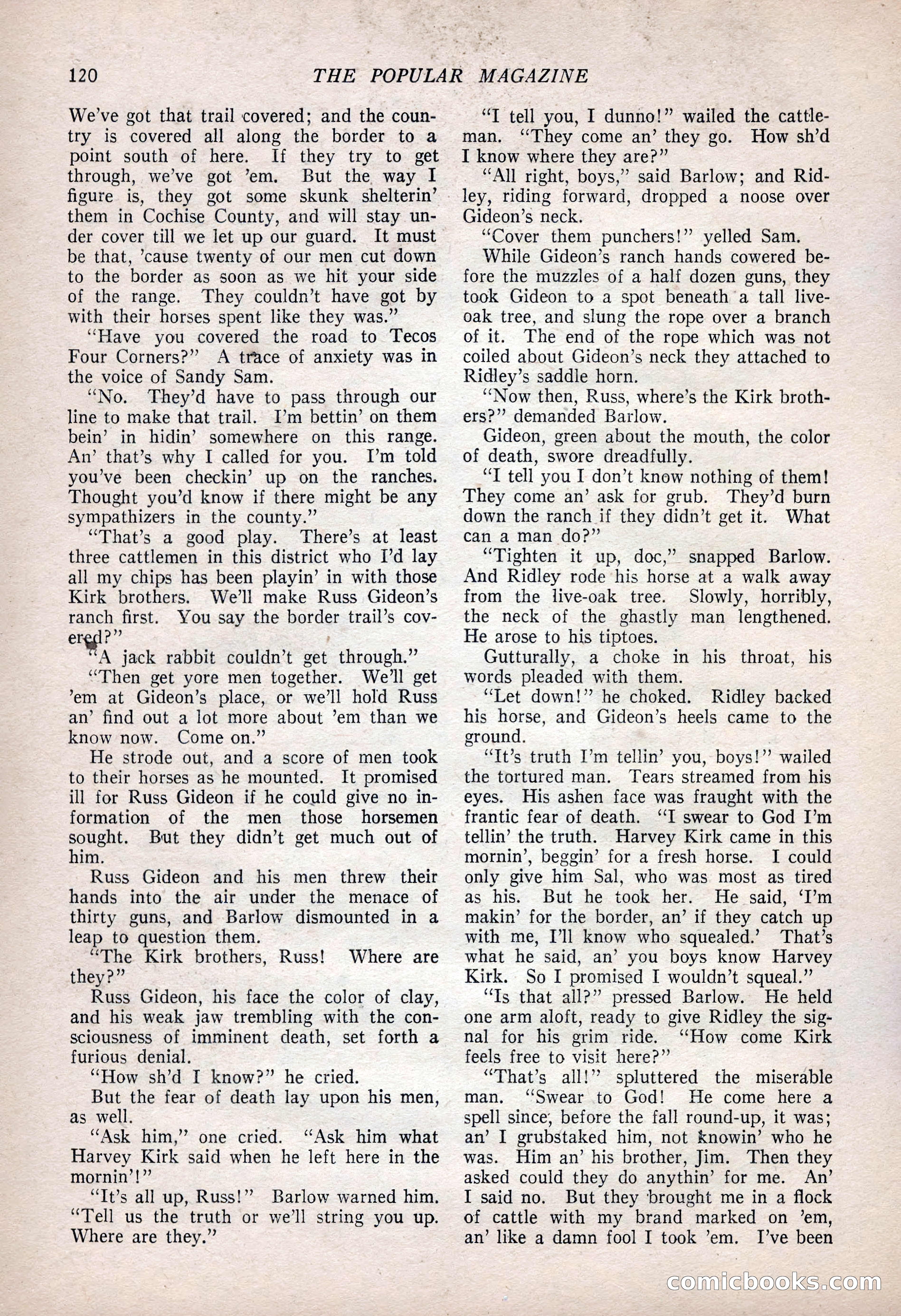 The Popular Magazine, January 7, 1925 — page 130 of 212