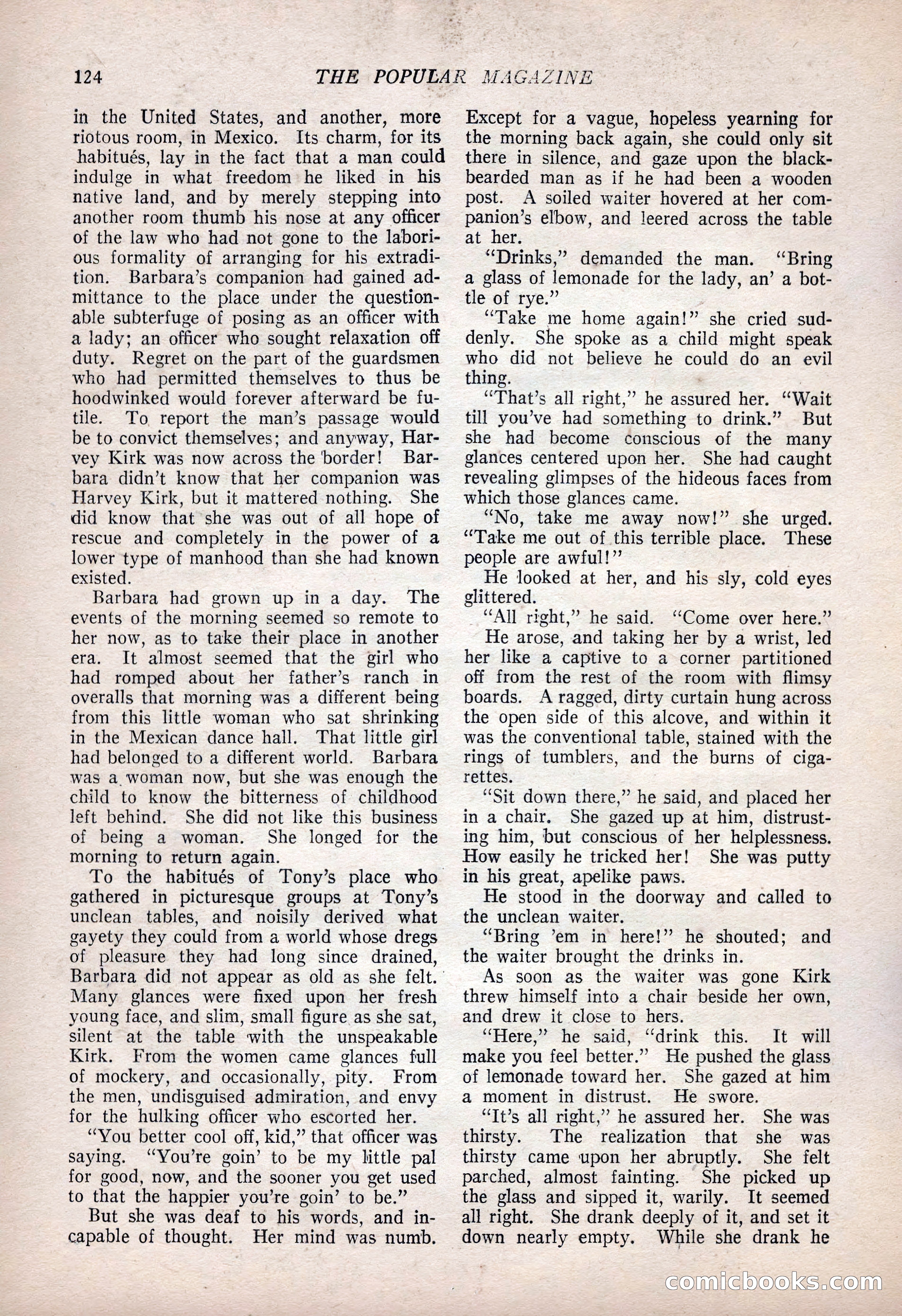 The Popular Magazine, January 7, 1925 — page 134 of 212