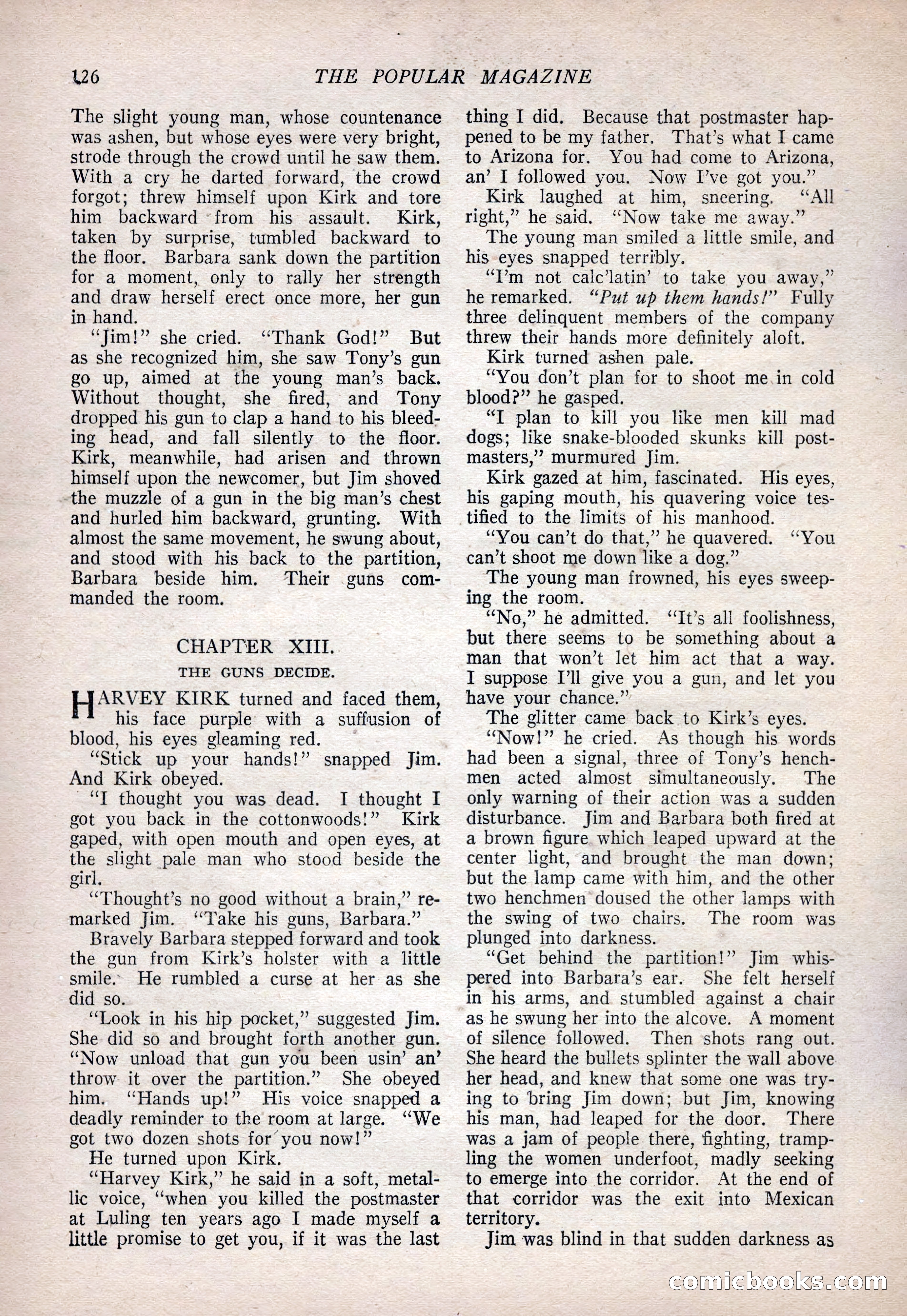 The Popular Magazine, January 7, 1925 — page 136 of 212