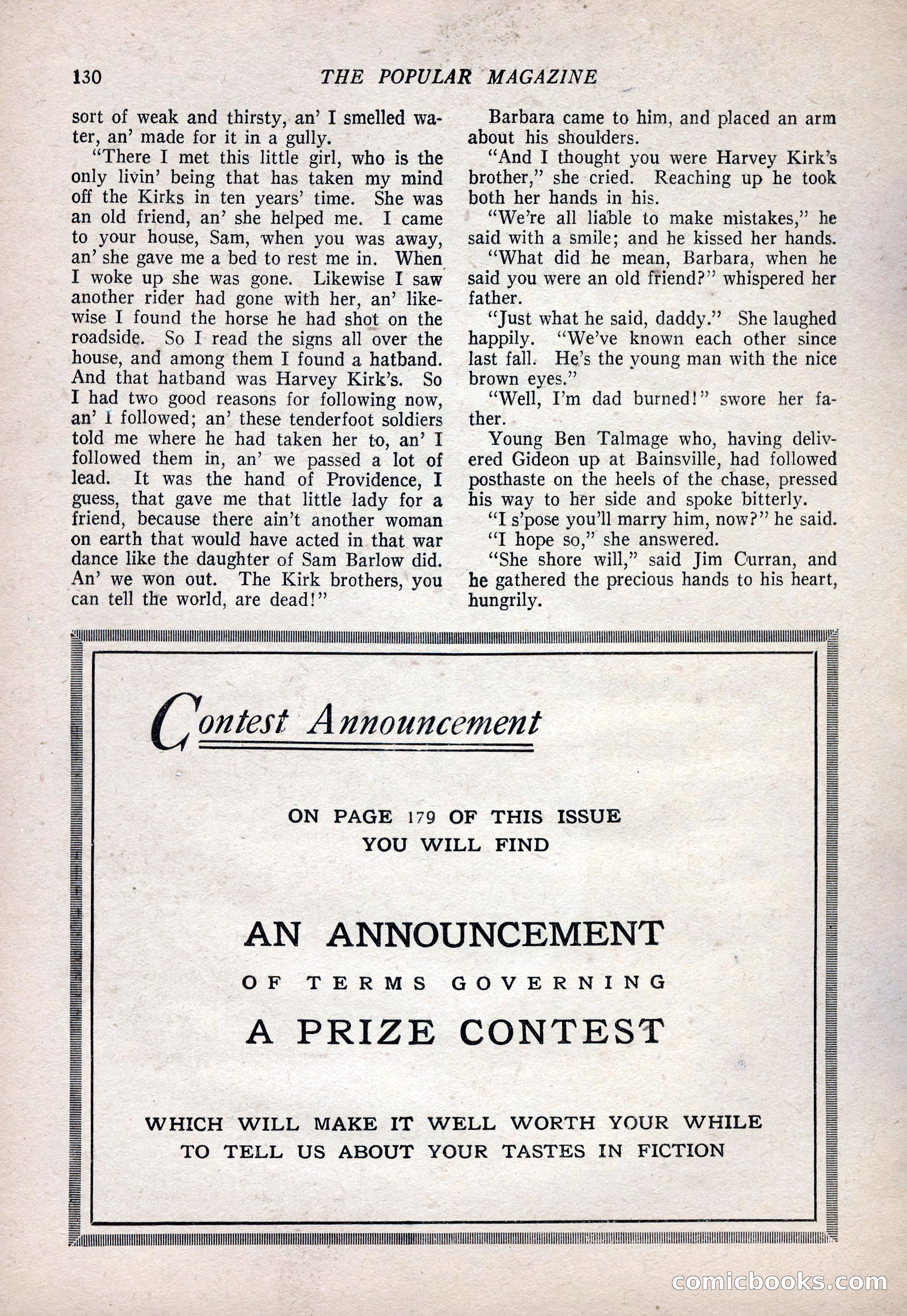The Popular Magazine, January 7, 1925 — page 140 of 212