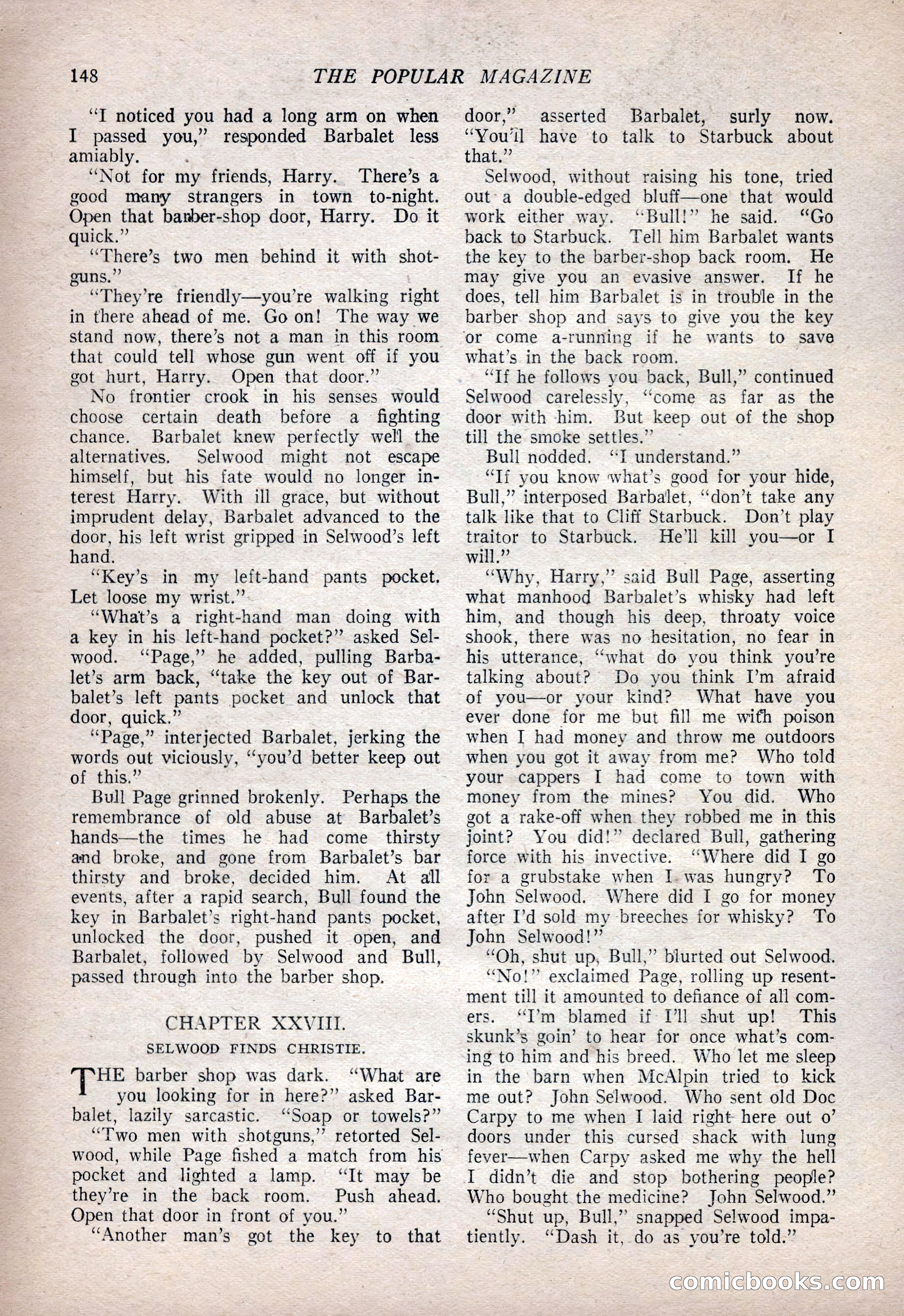The Popular Magazine, January 7, 1925 — page 158 of 212